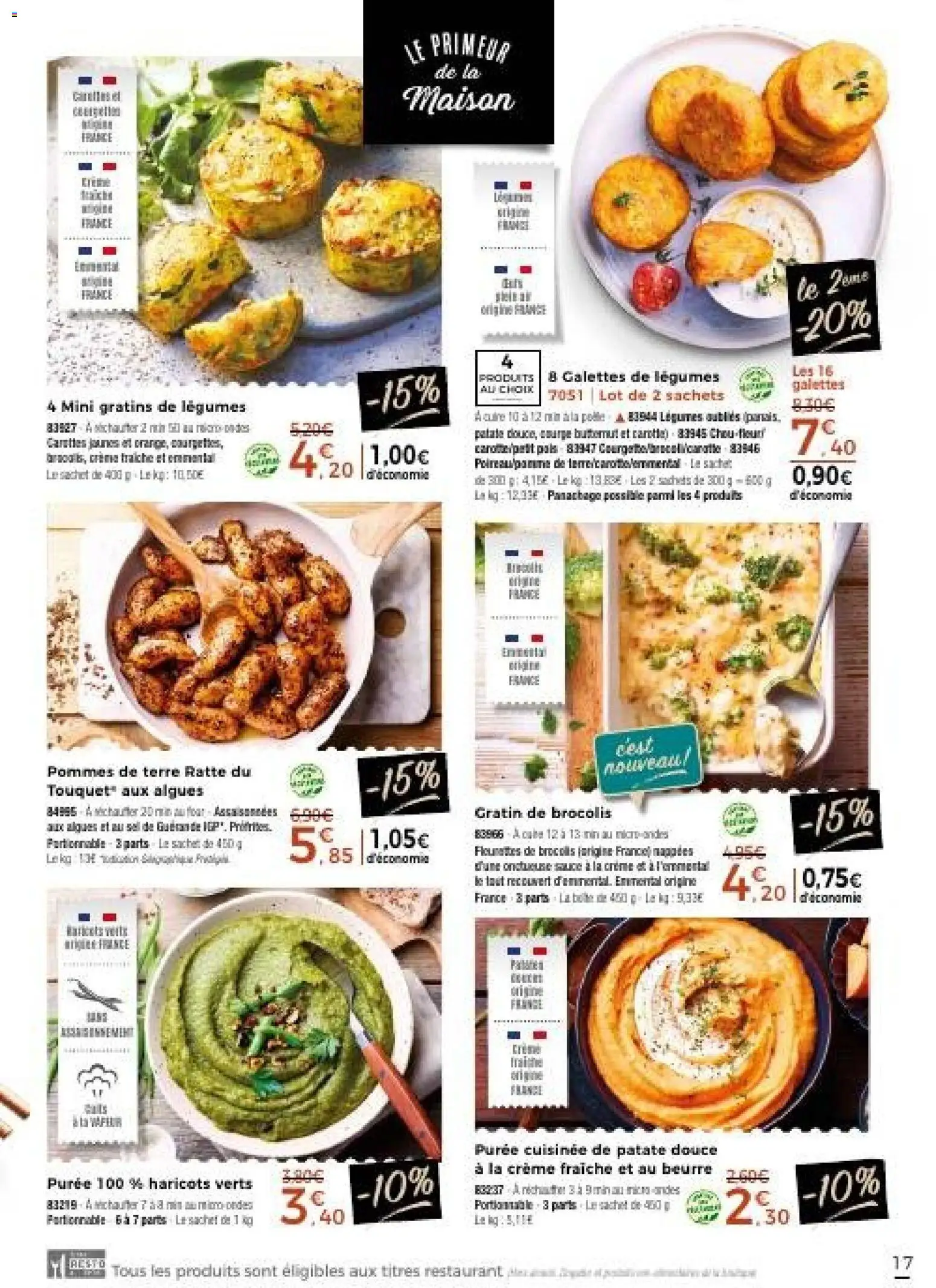 {H1} | Page: 17 | Produits: Patate douce, Brocolis, Courge butternut, Crème