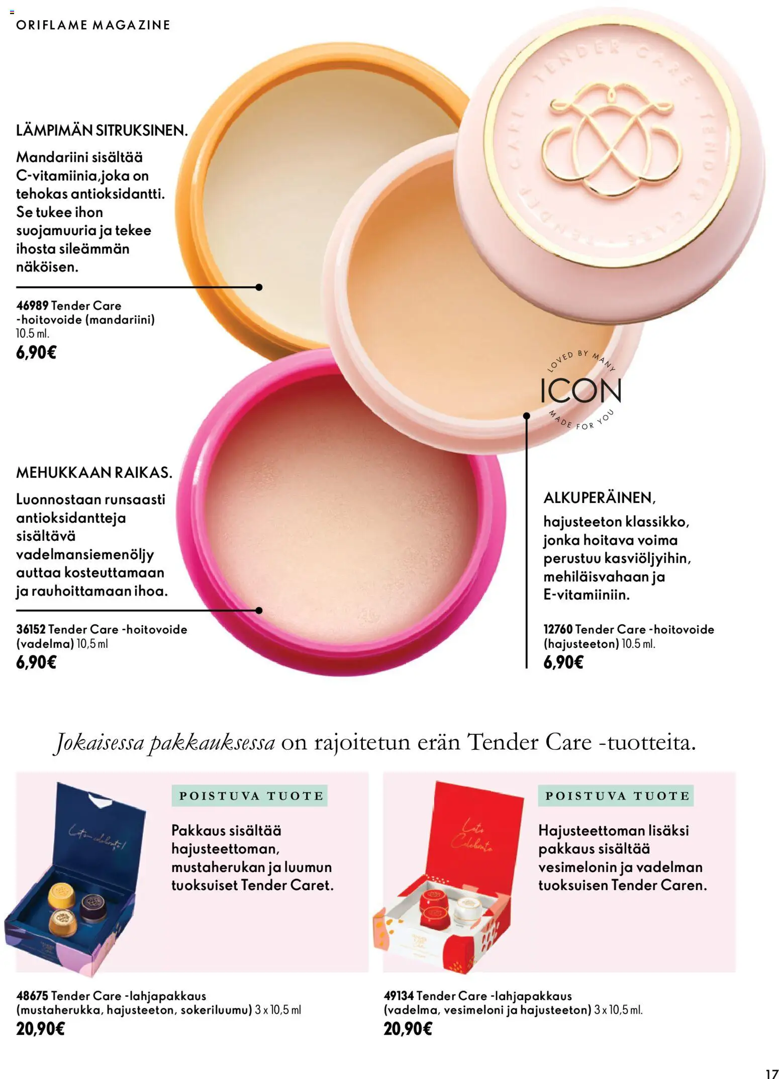 Oriflame tarjoukset – voimassa 07/10/2026 alkaen | Sivu: 17 | Tuotteet: Vadelma, Vesimeloni