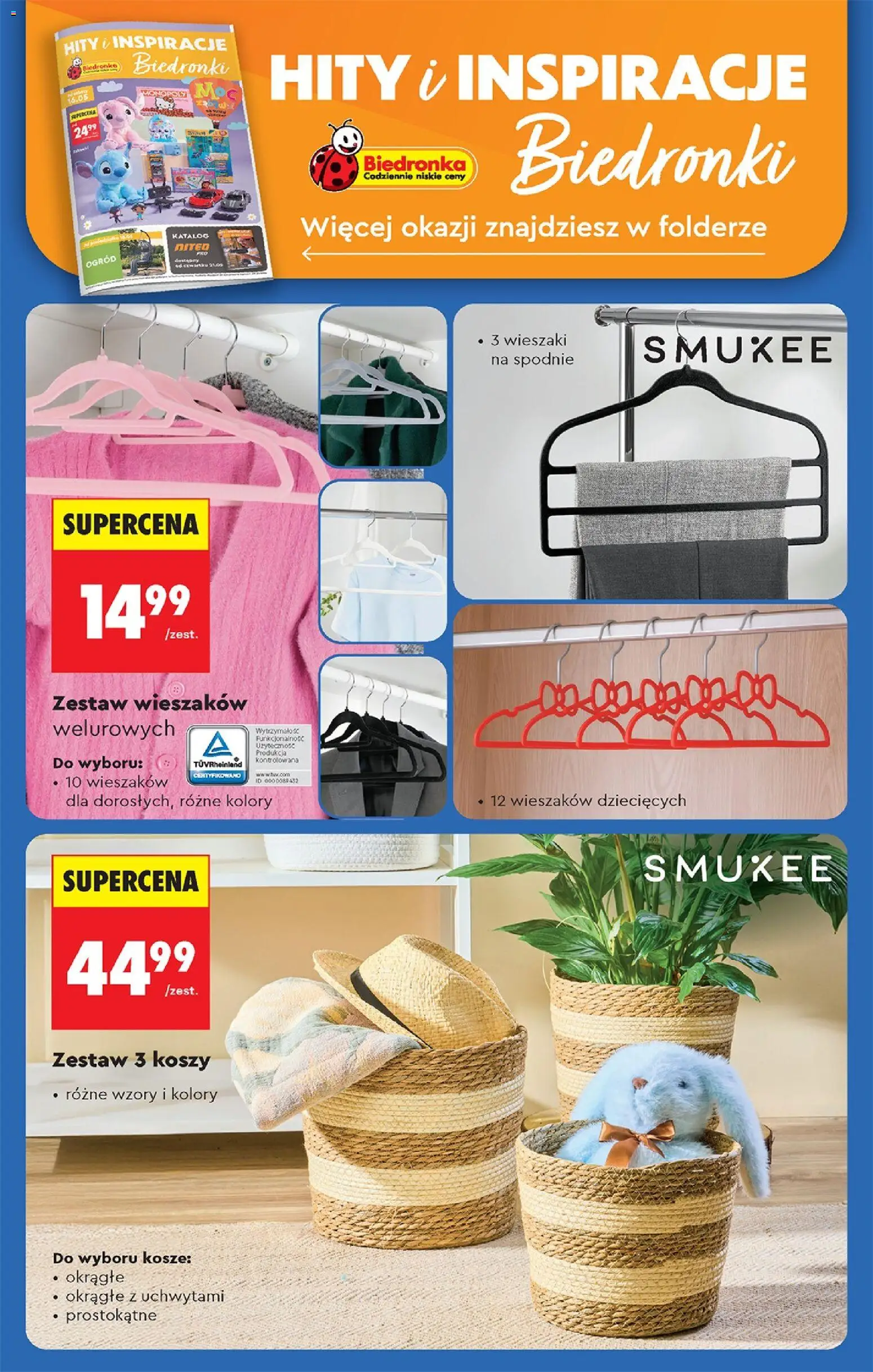 Biedronka gazetka od czwartku od 21.05.2026 | Strona: 66 | Produkty: Spodnie, Wieszaki