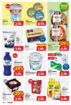 CROSTA MOLICA Pizza, šunka-pesto ili margherita smrznuta - Pregled kataloga iz trgovine Plodine, vrijedi od 21.10.2026 | Stranica: 32
