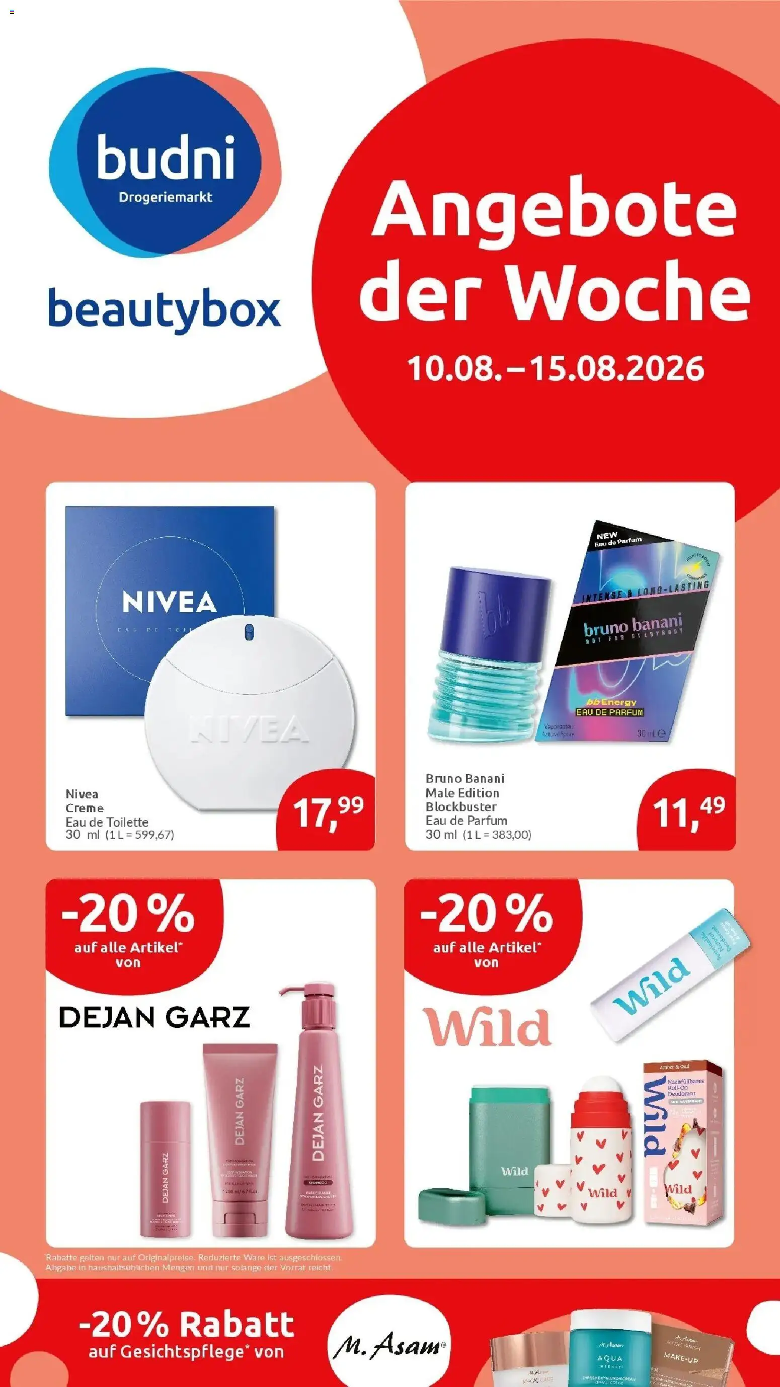 Edeka Prospekt Offenbach (ab 10.08.2026) » Angebote Online | Seite: 55 | Produkte: Toilette, Parfüm, Eau de Toilette, Deodorant