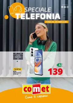 Anteprima del volantino Comet volantino Telefonia valido a partire dal 08.05.2026