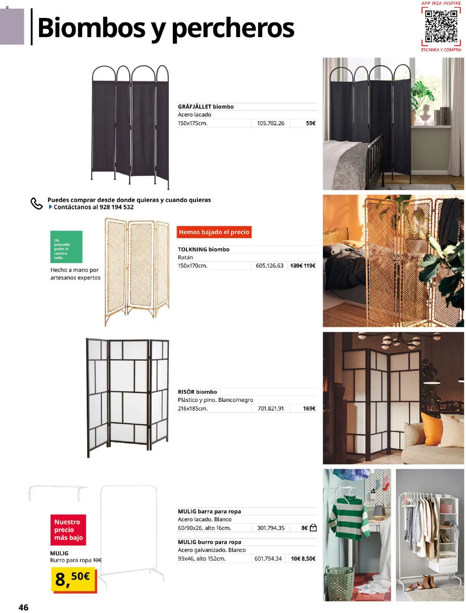 IKEA - Muebles para el dormitorio │ válido desde el 01/09/2026 | Página: 46 | Productos: Burro para ropa, Ropa