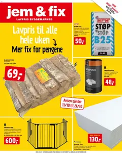 Forhåndsvisning av Jem & Fix kundeavis gyldig fra 11/10/2026