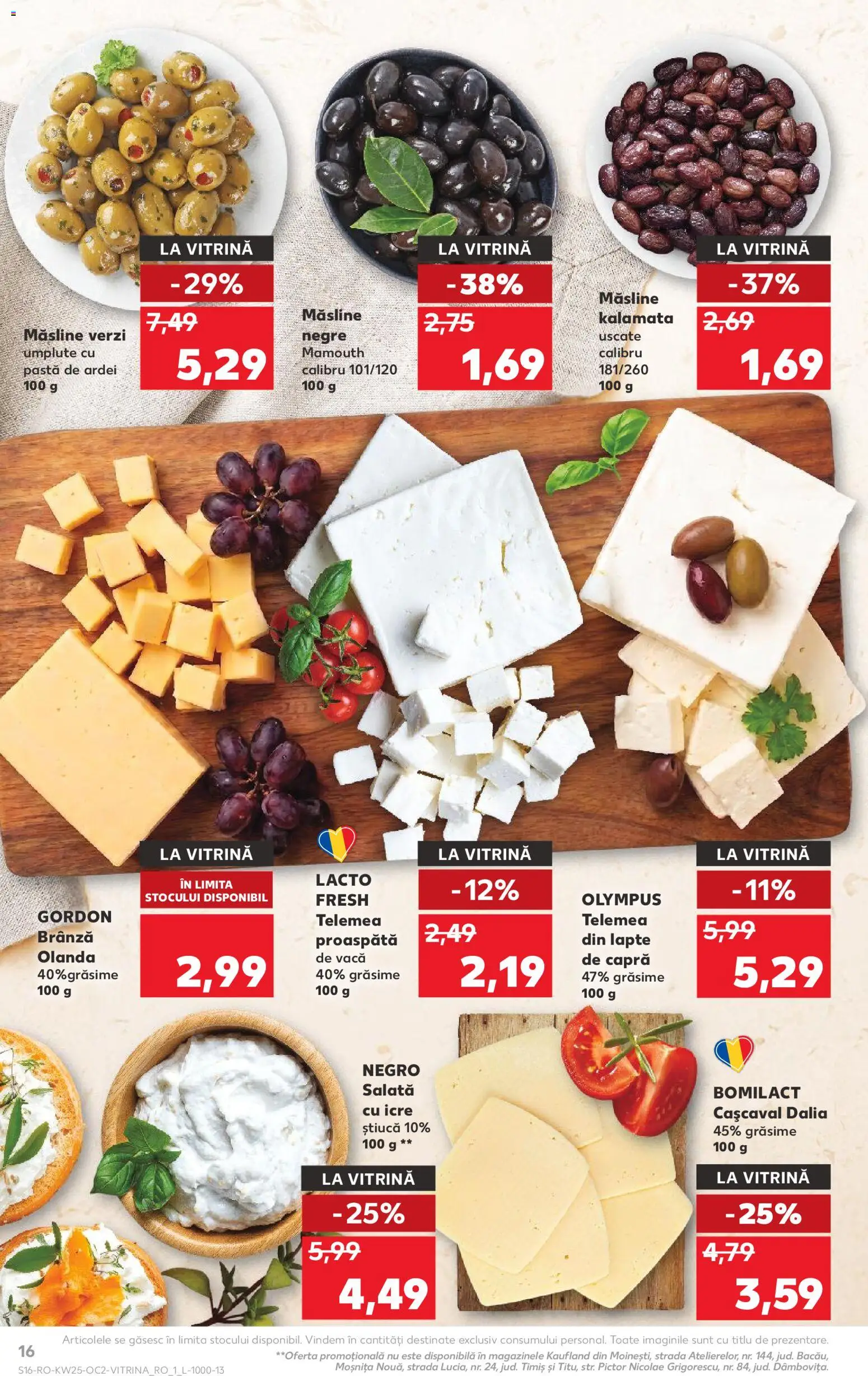 Kaufland RO akciós ujság - amely érvényes a következő dátumtól: 17.06.2026 | Oldal: 16 | Termékek: Saláta