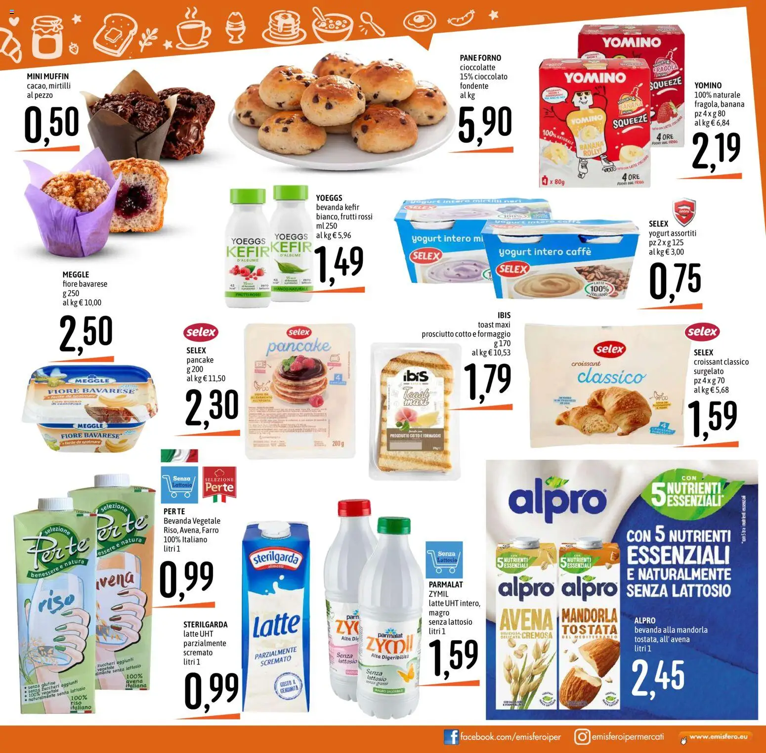 Volantino Emisfero del 27/08/2026 | Pagina: 7 | Prodotti: Caffè, Riso, Latte, Muffin