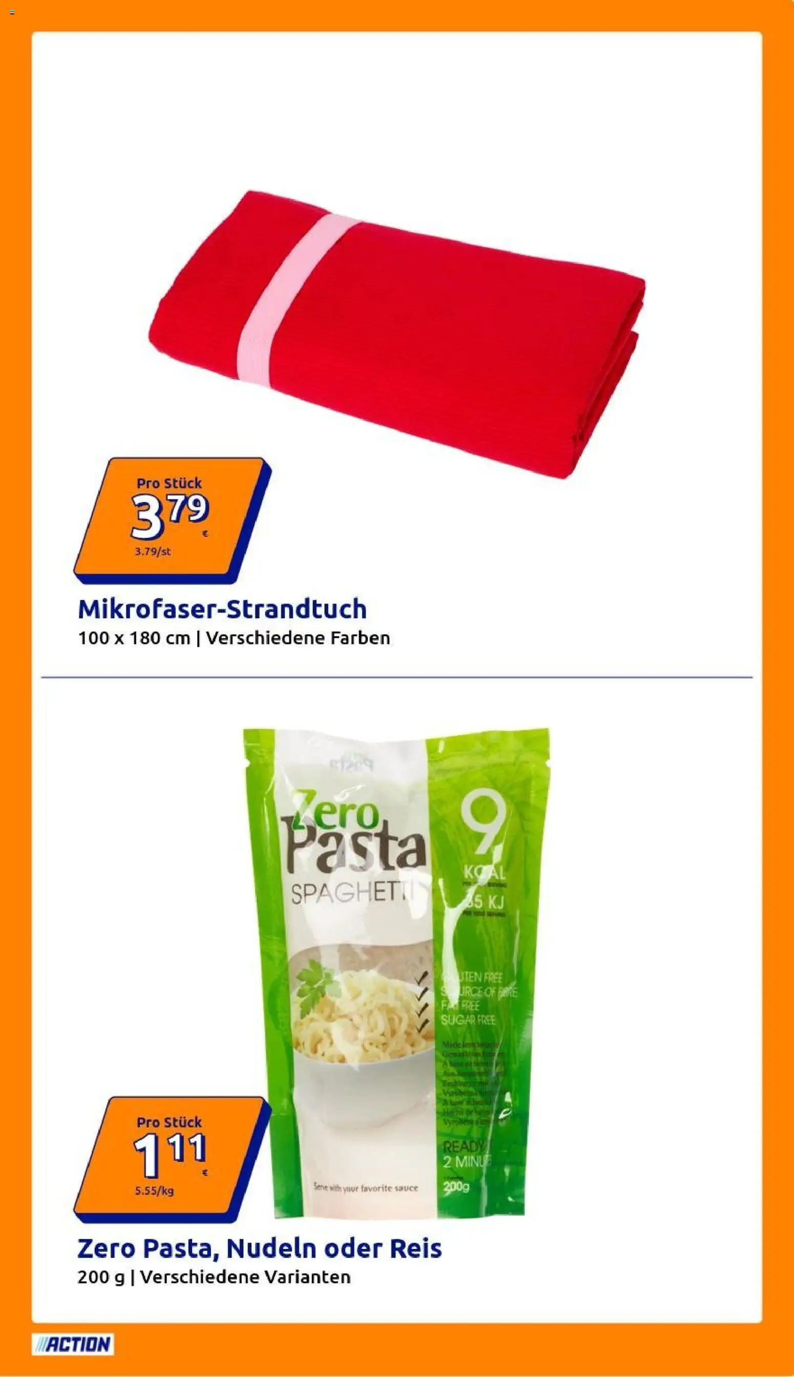 Action Prospekt – gültig ab 29.07.2026 | Seite: 27 | Produkte: Pasta, Reis, Nudeln