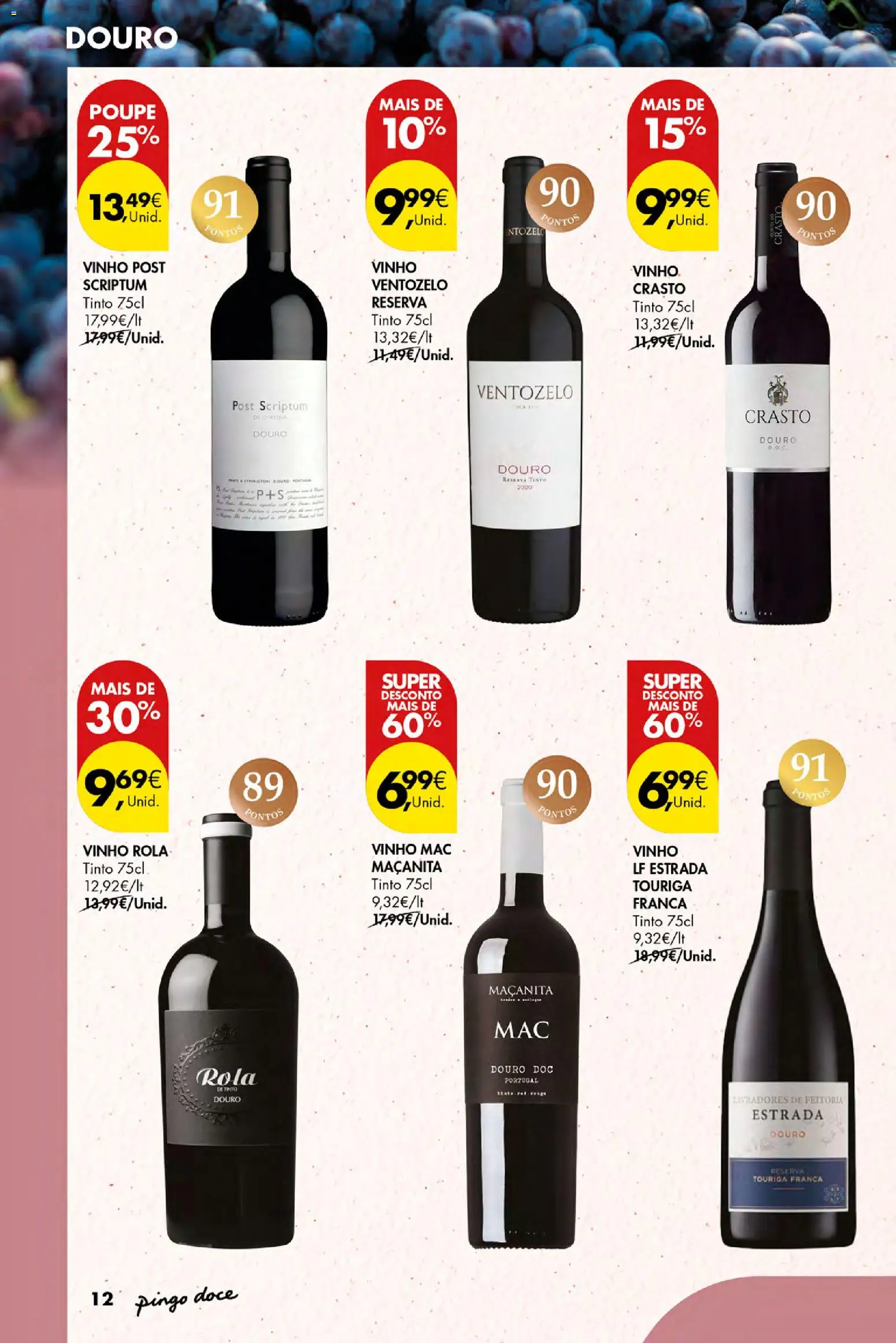 Pingo Doce Vinhos e Sabores de Portugal Açores │ válido de 17/09/2026 | Página: 12 | Produtos: Vinho, Vinho tinto