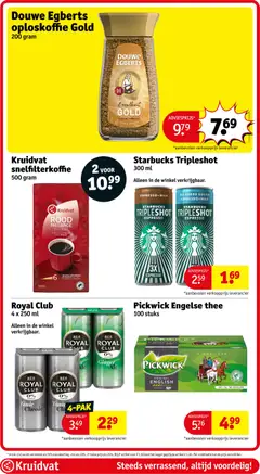 Pickwick Engelse thee, 100 stuks Pickwick Original English tea bags - Voorbeeld van een folder van Kruidvat, geldig van 12.05.2026 | Pagina: 90 | Producten: Waffelini, Thee, Kan, Oploskoffie