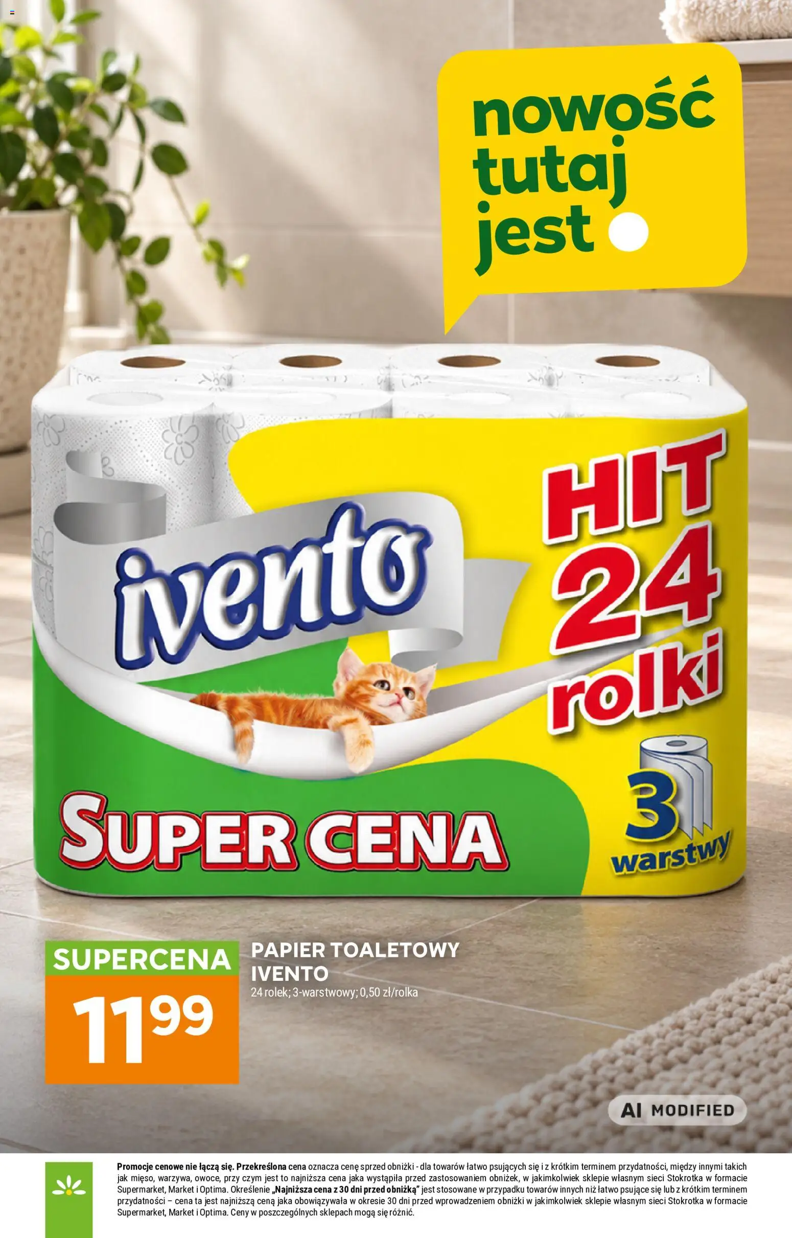 Stokrotka gazetka od 08.10.2026 | Strona: 43 | Produkty: Papier toaletowy, Stokrotka, Rolki