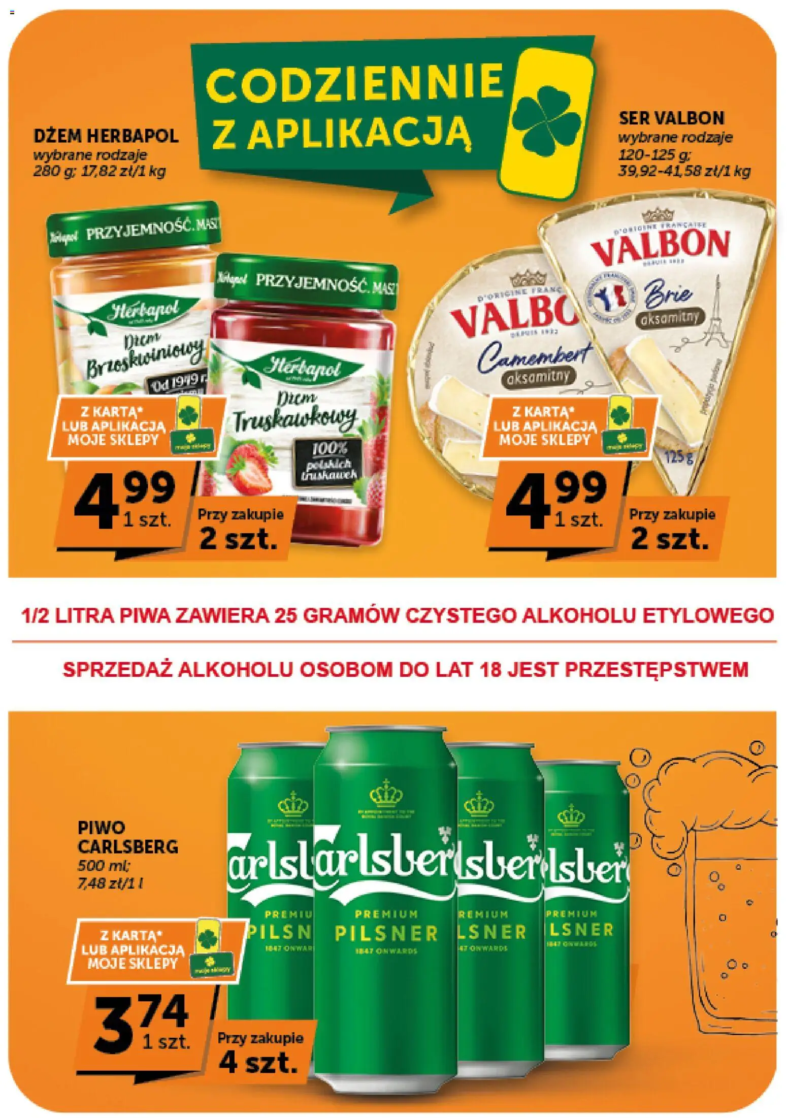 ABC gazetka od 10.09.2026 | Strona: 10 | Produkty: Carlsberg, Camembert, Piwo Carlsberg, Piwo