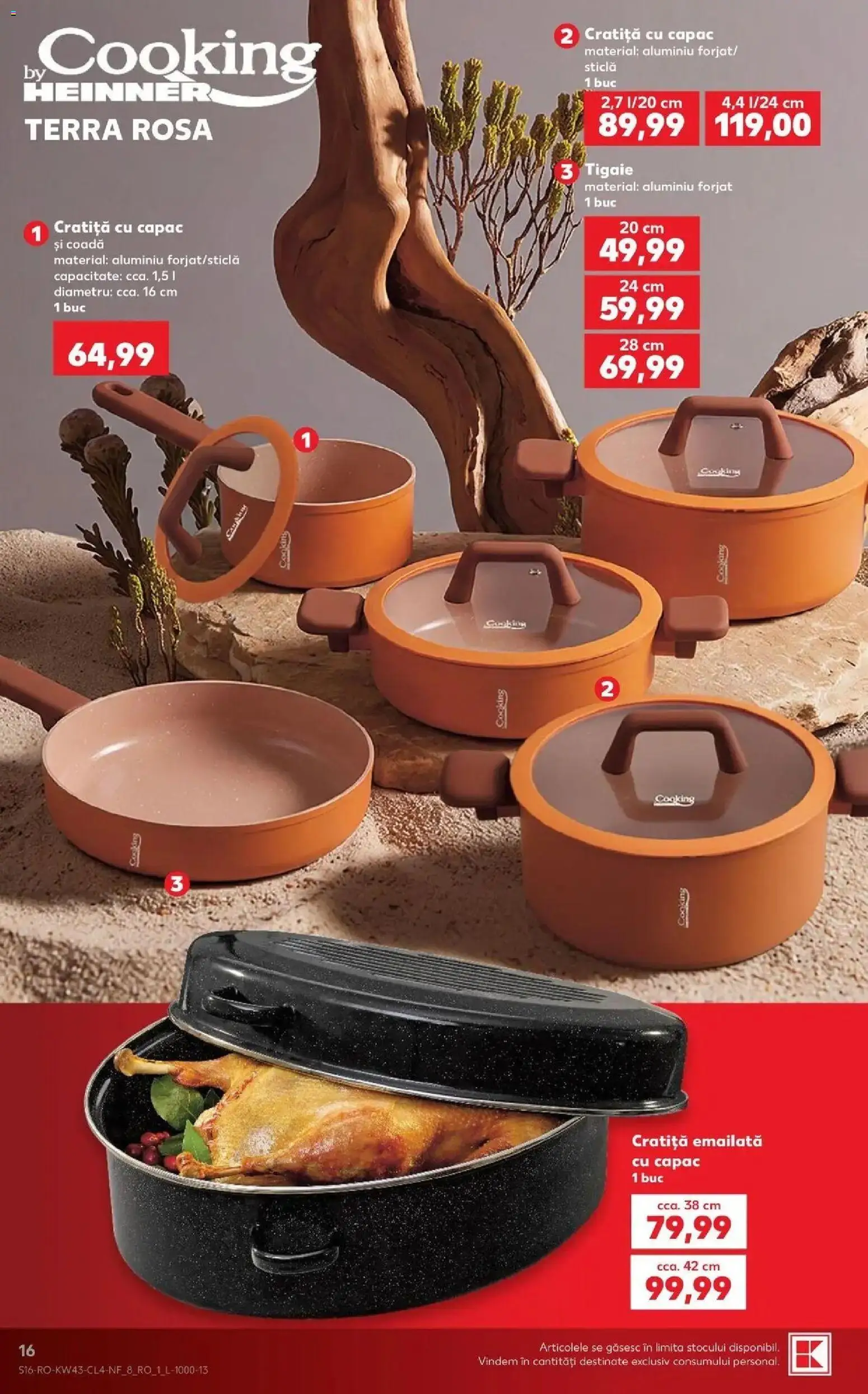 Kaufland Viseu de Sus 21.10.2026 - Revista si Oferta | Pagină: 16 | Produse: Tigaie, Cratiță