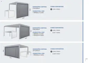 Pré-visualização Espaço Casa folheto Ar Livre 2026 válido de 07/03/2026 | Página: 243 | Produtos: Cortina