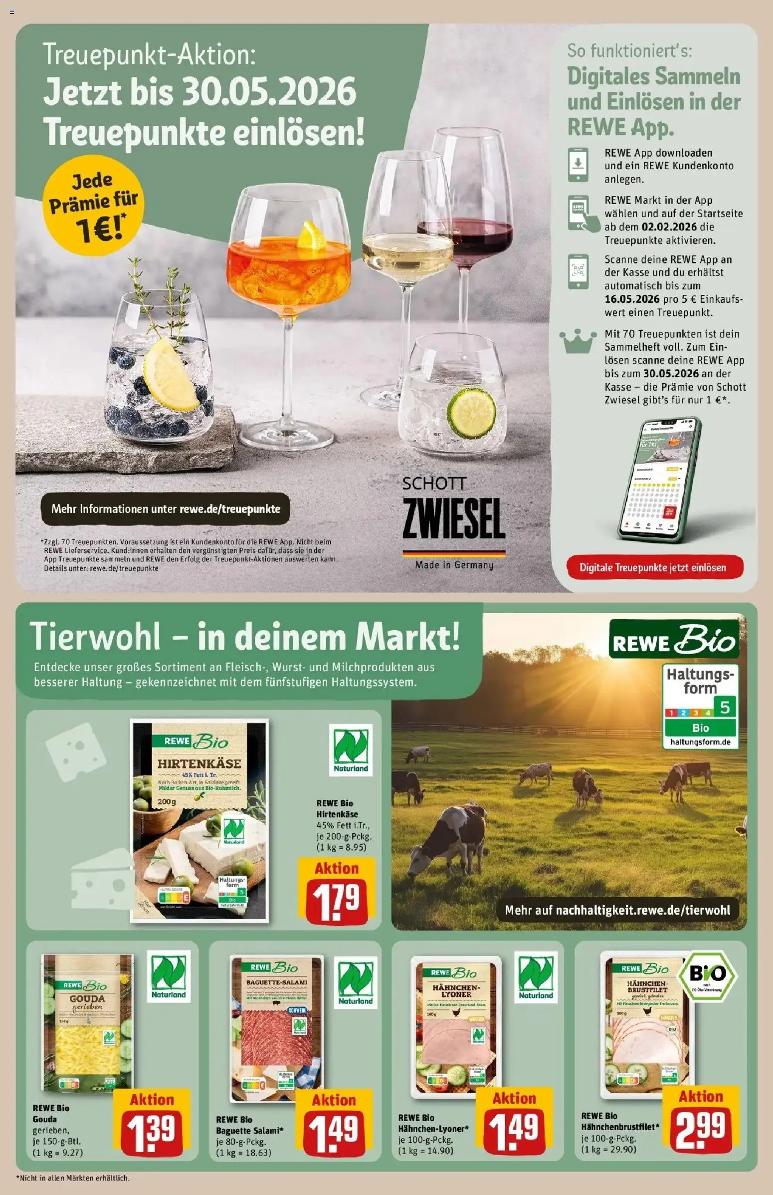 Rewe Prospekt Dortmund – gültig ab 18.05.2026 | Seite: 13 | Produkte: Hahnchen, Gouda, Baguette, Wurst