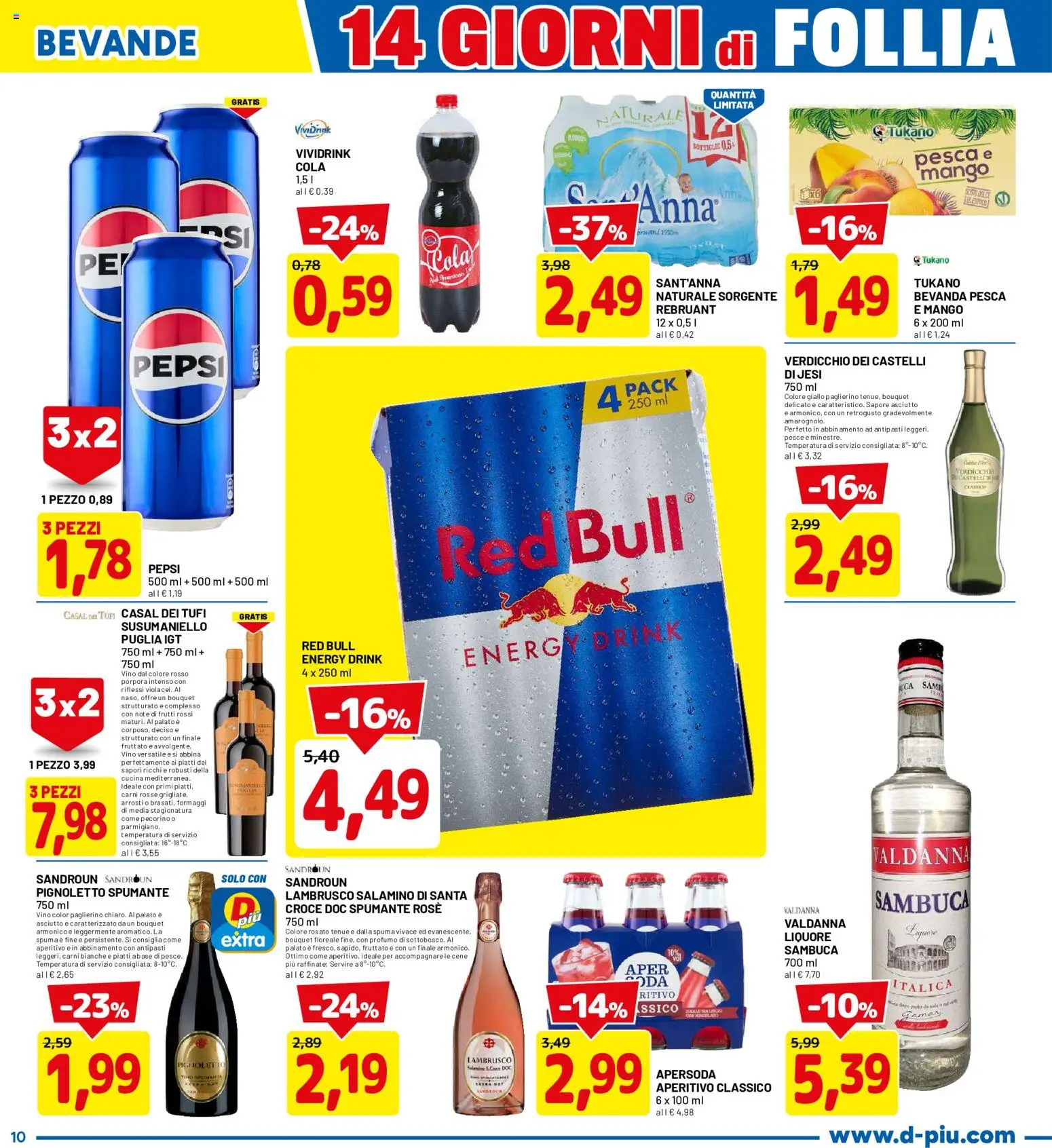Volantino D Più del 22/06/2026 | Pagina: 10
