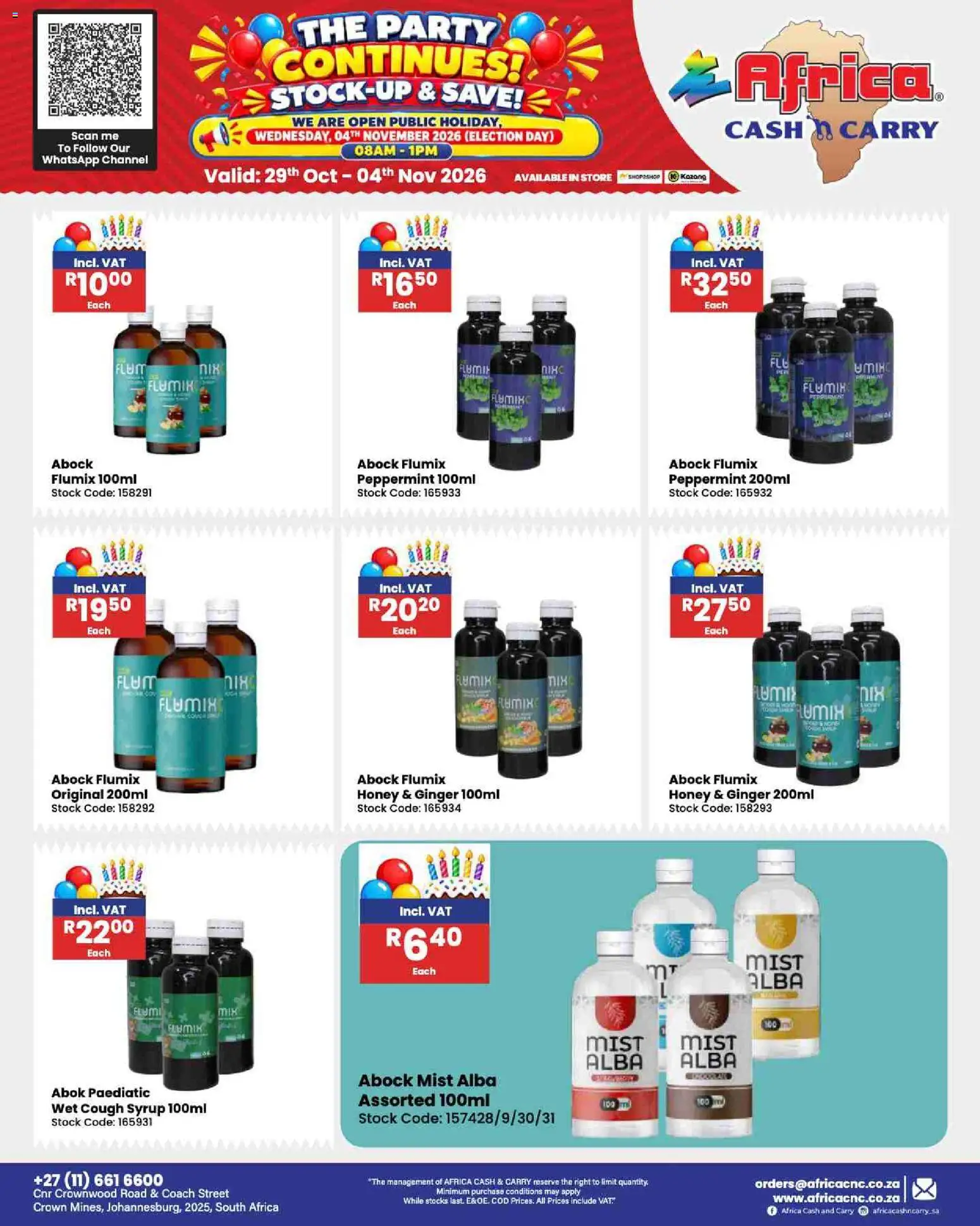 New Africa Cash & Carry catalogue – valid from 29/10/2026 | Page: 131