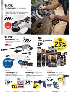 Forhåndsvisning av THANSEN kundeavis gyldig fra 24.04.2026 | Side: 5 | Produkter: Будівельні суміші, Høytrykkspyler, Adapter, Суміш дитяча