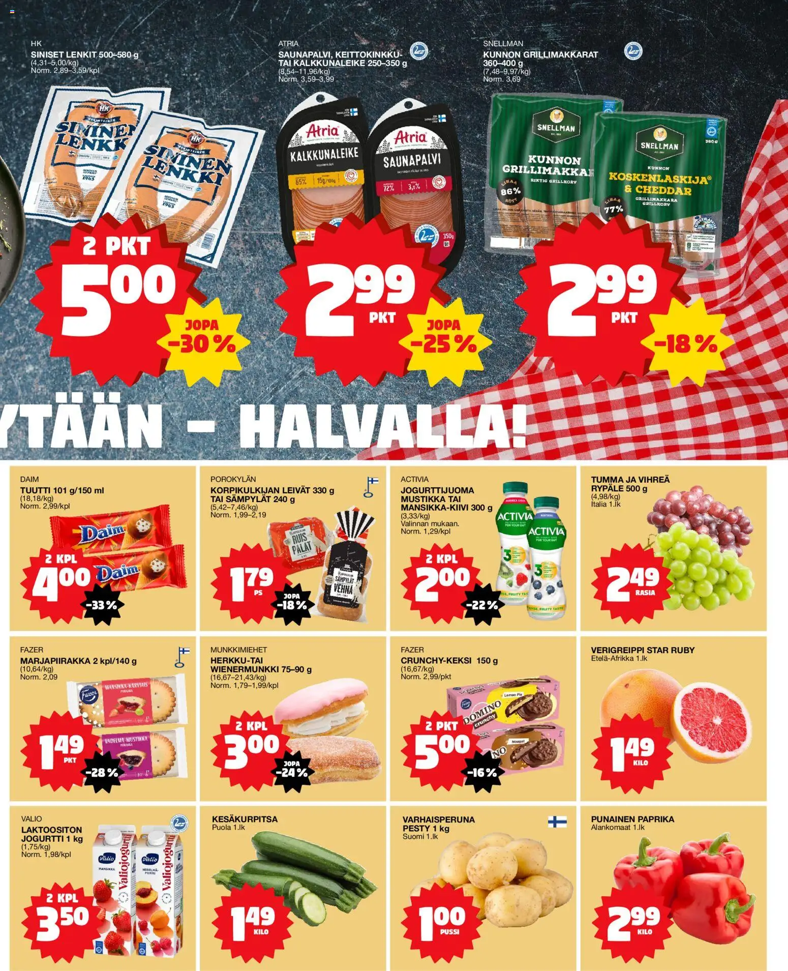 Tokmanni Ruokatarjoukset – voimassa 23/07/2026 alkaen | Sivu: 3