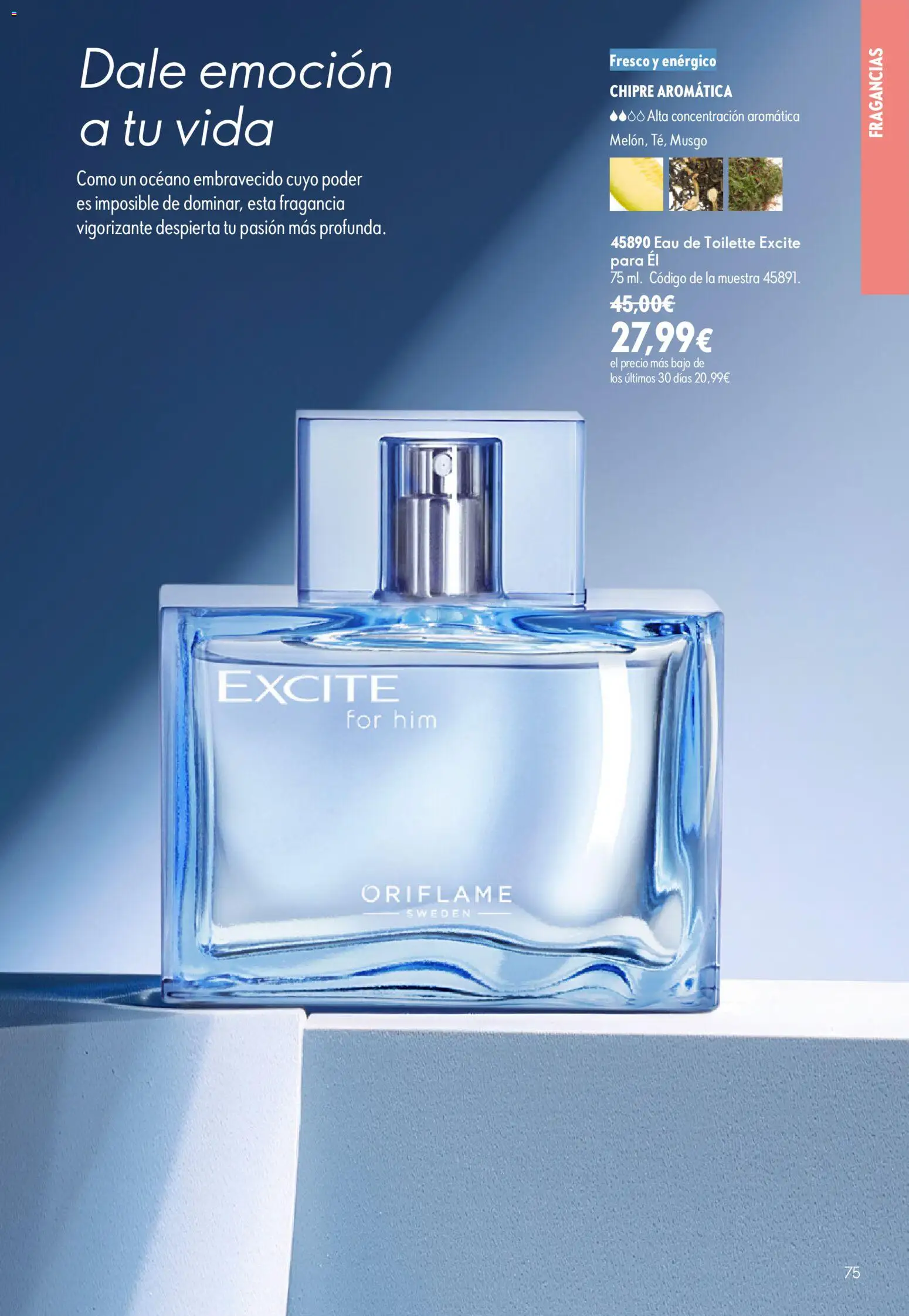 Oriflame - Catálogo Campaña 11 │ válido desde el 05/08/2026 | Página: 75 | Productos: Fragancia, Eau de toilette