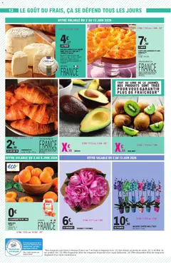 E.Leclerc - Prévisualisation de KIWI VERT, Green kiwi valide à partir de 02.06.2026 | Page: 12 | Produits: Orchidée, Lait, Kiwi, Amandes