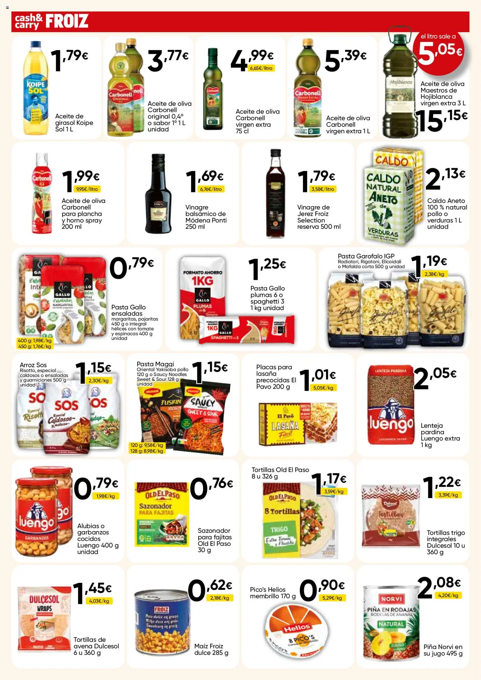 Froiz - Folleto Cash │ válido desde el 03.06.2026 | Página: 2 | Productos: Aceite, Πορσελάνη, Aceite de oliva, Δεξαμενή