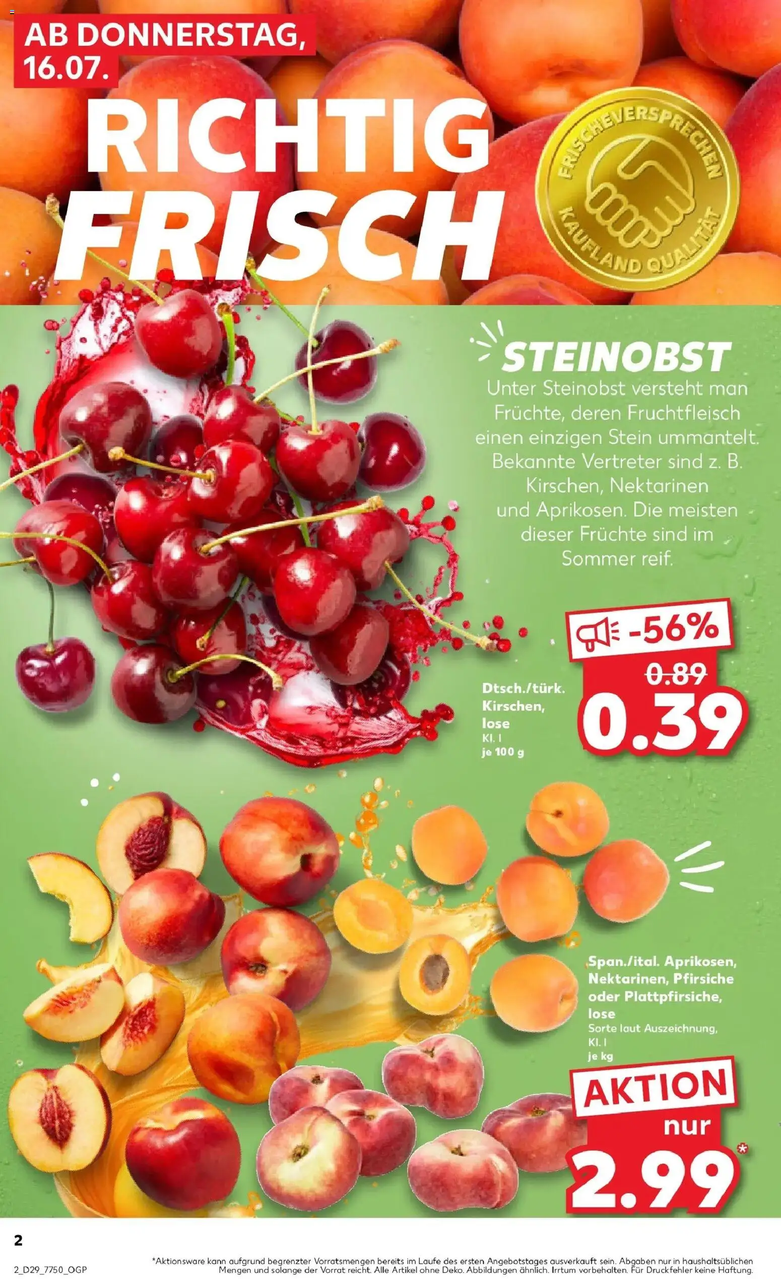 Kaufland Prospekt Mainz – gültig ab 13.07.2026 | Seite: 11 | Produkte: Nektarinen