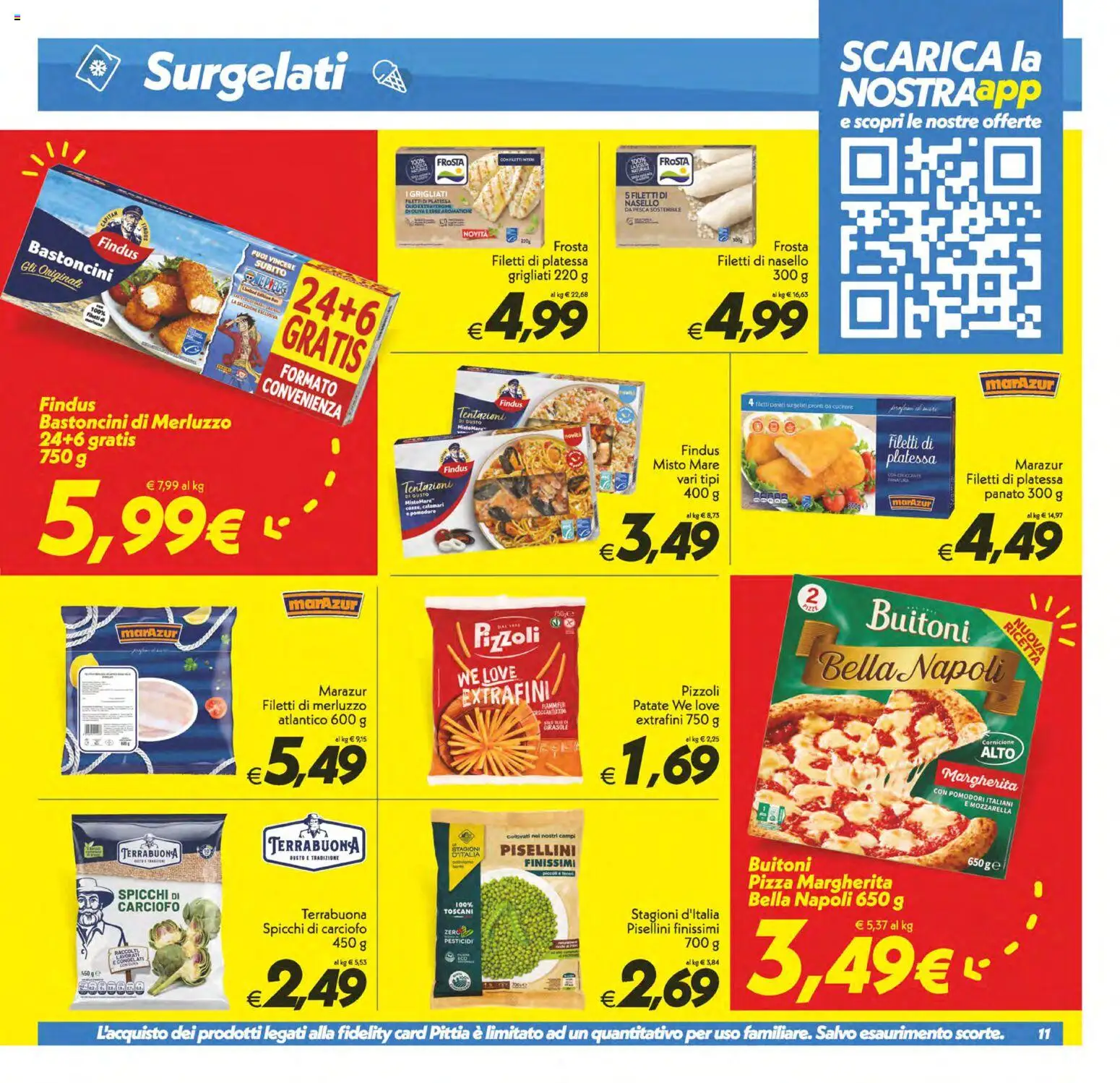 Volantino SuperConveniente del 19.05.2026 | Pagina: 11 | Prodotti: Pizza, Patate, Mozzarella, Pomodori
