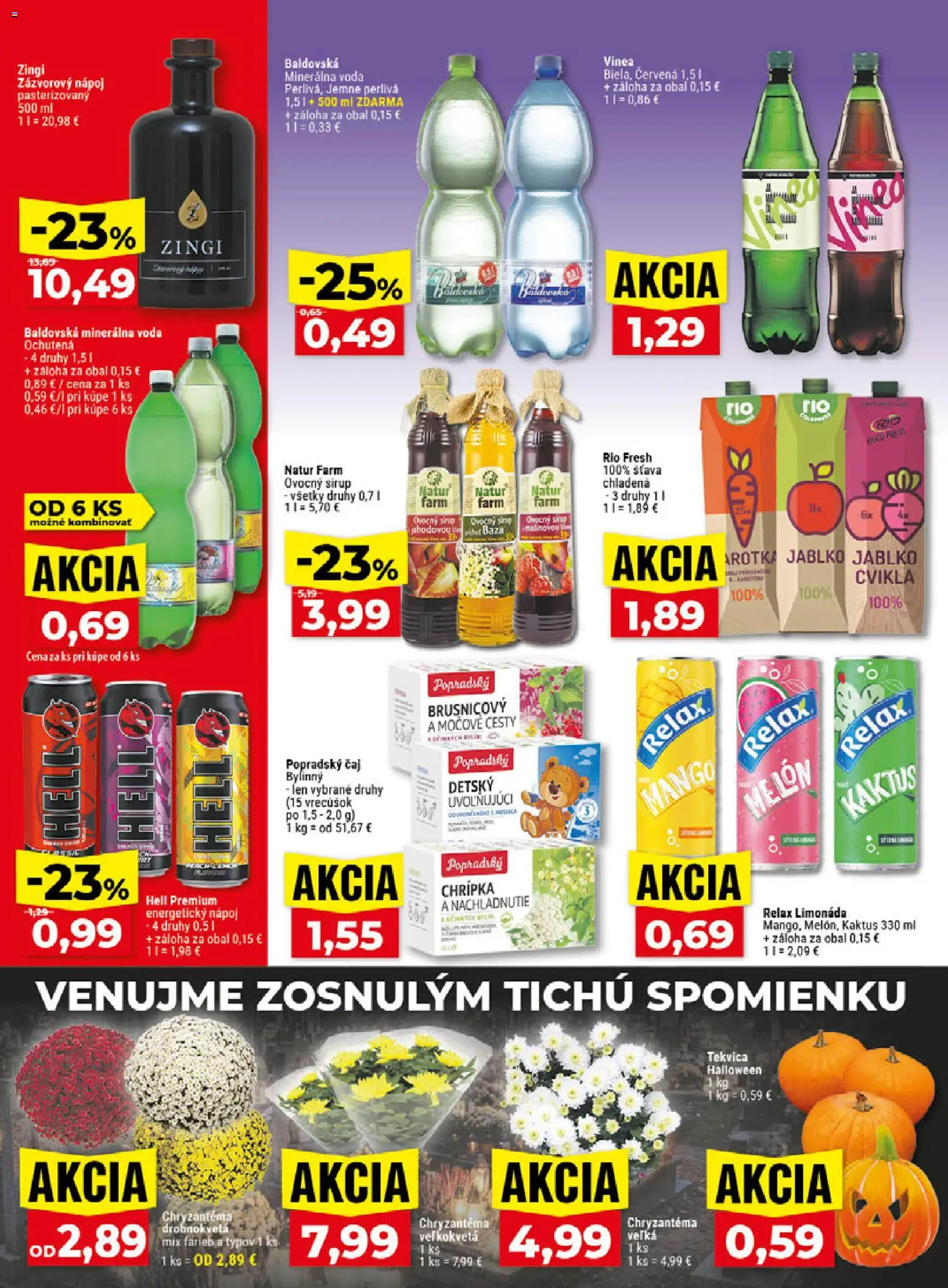 Nové Klas akcie – leták je platný od 26.10.2026 | Strana: 21 | Produkty: Cvikla, Mango, Šťava, Vinea