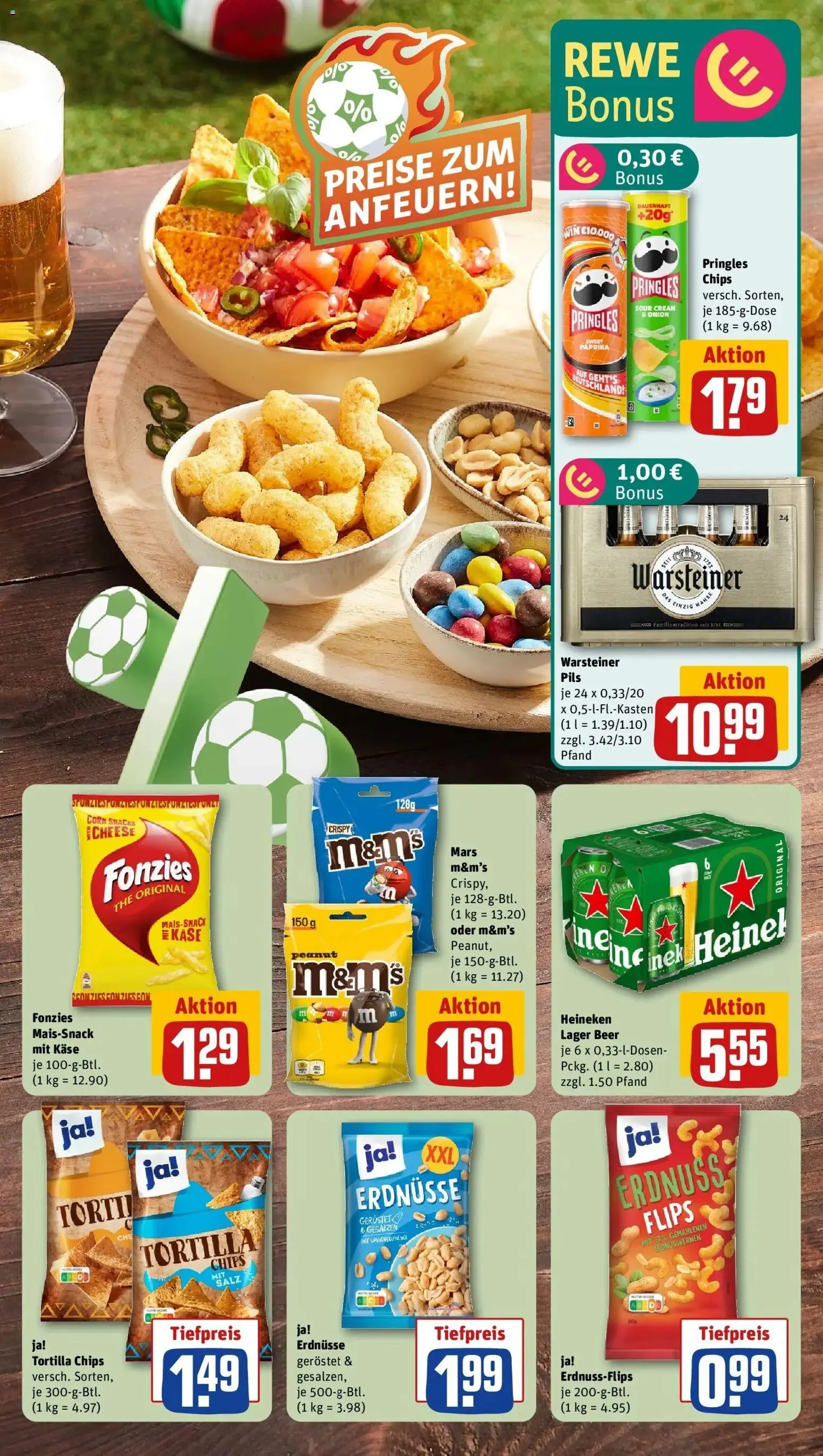 Rewe Prospekt Moringen – gültig ab 08.06.2026 | Seite: 5 | Produkte: Mars, Paprika, Pringles, Chips