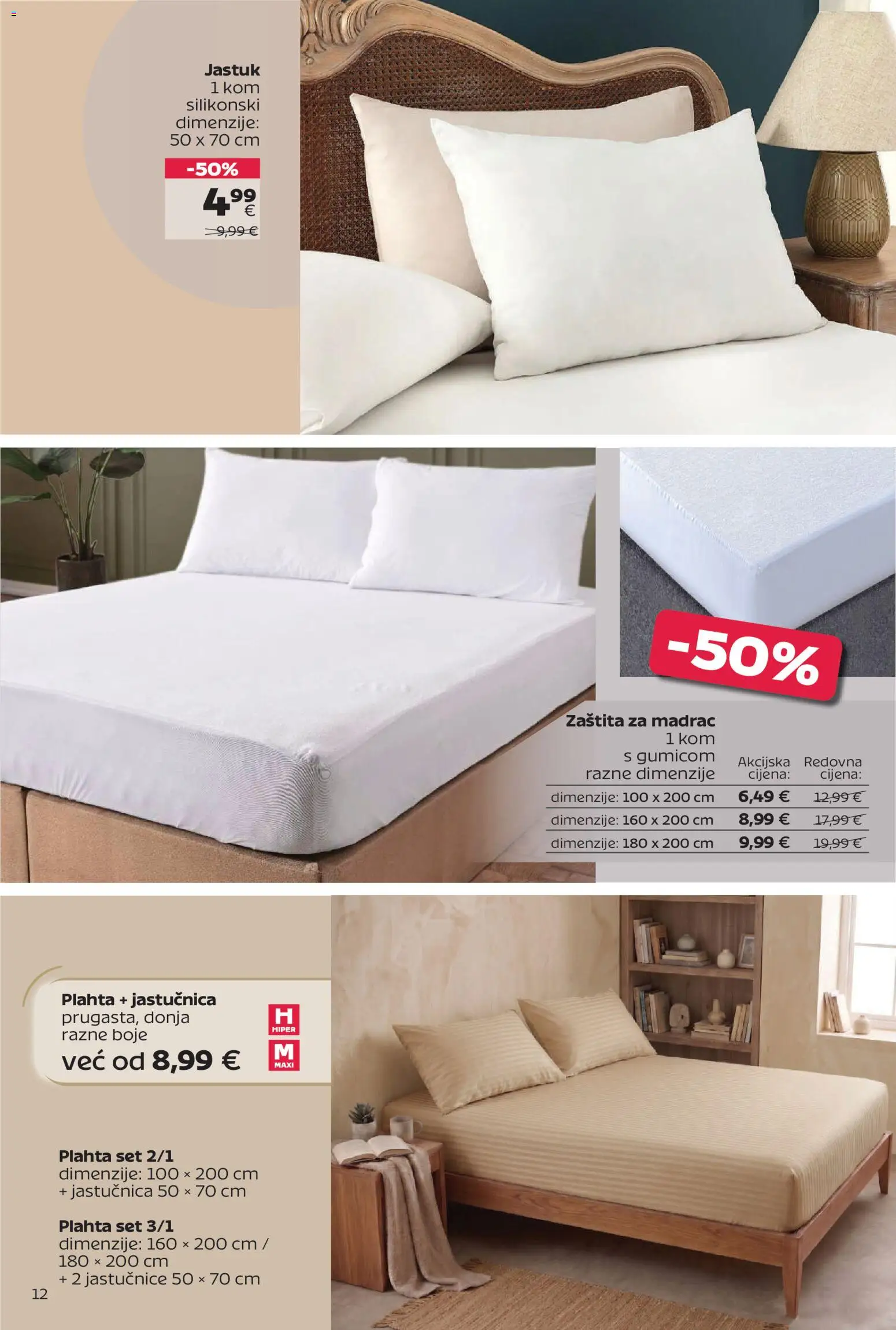 Tommy katalog | vrijedi od 14.09.2026 | Stranica: 12 | Proizvodi: Madrac, Jastuk, Jastučnica, Plahta