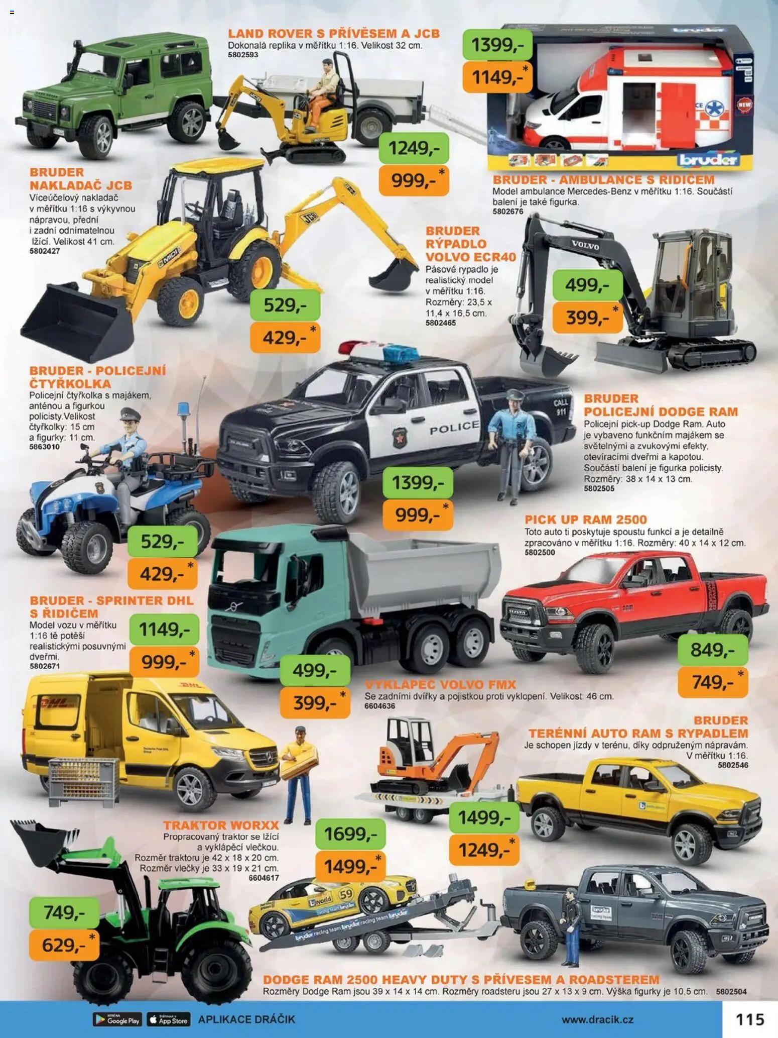 Dráčik katalog - Vánoce od 08.10.2026 | Strana: 115 | Produkty: Figurky, Police