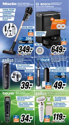 Expert Prospekt Angebote ab 02.05.2026 gültig | Seite: 4 | Produkte: Miele, Bosch, Staubsauger, Epilierer