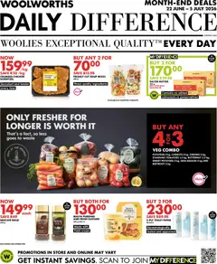 Woolworths specials catalogue – valid from 22/06/2026