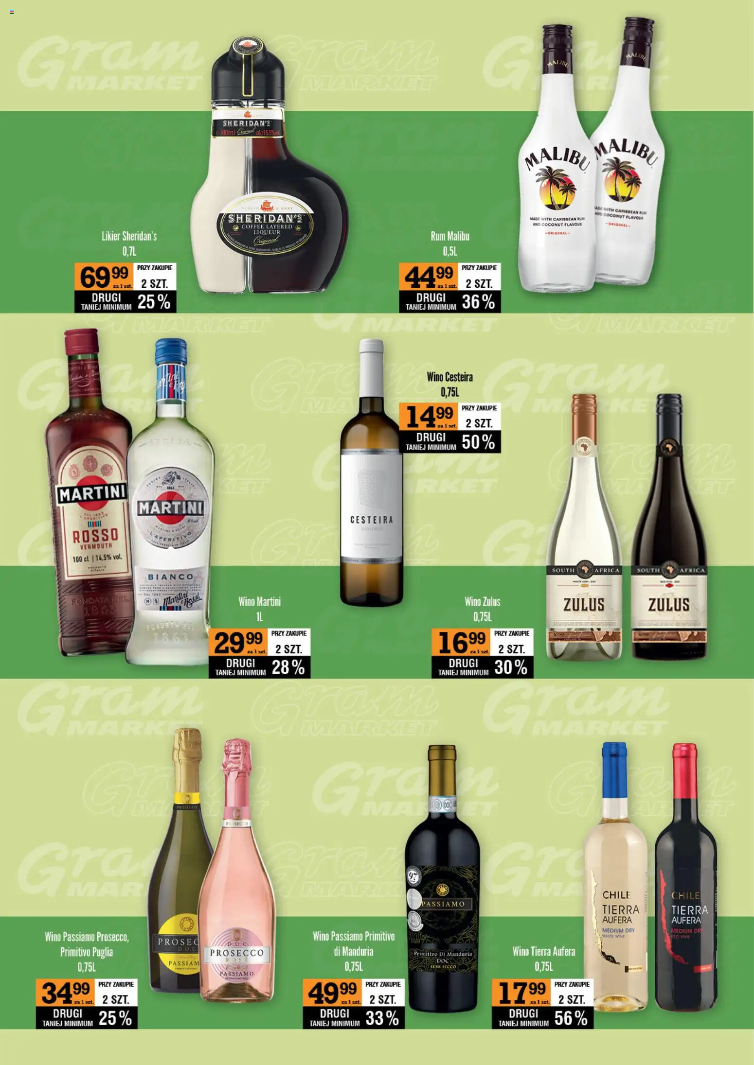 Gram Market gazetka - Barek od 01.05.2026 | Strona: 5 | Produkty: Primitivo Di Manduria, Wino, Rum, Prosecco