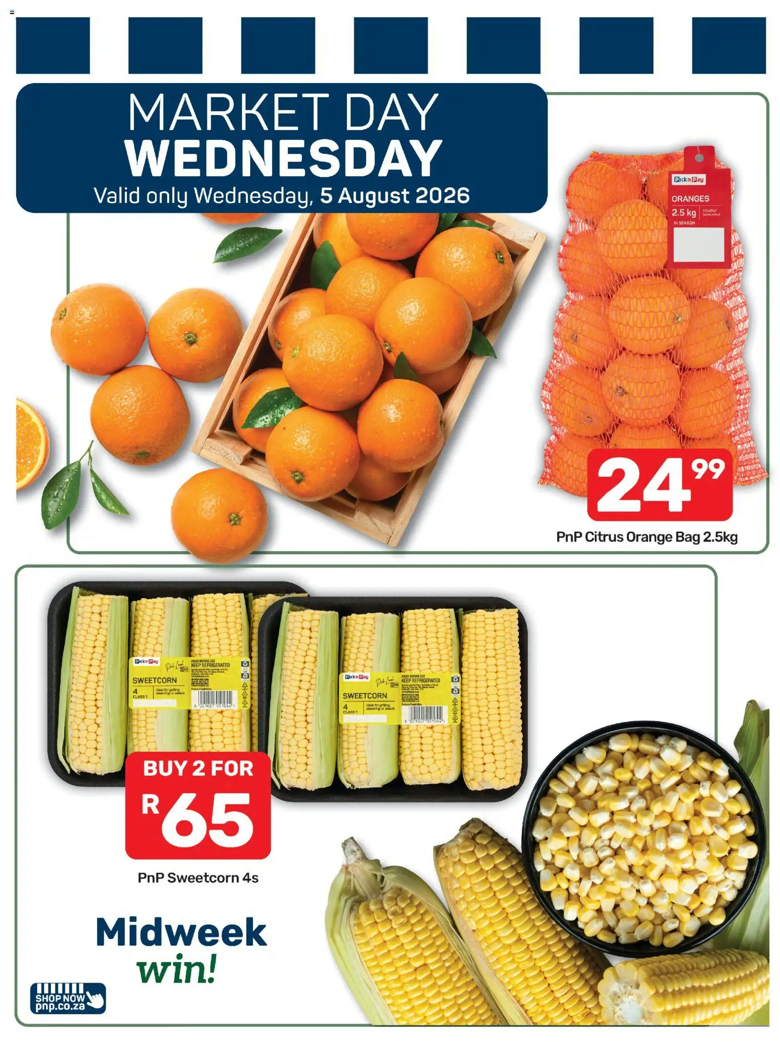 New Pick n Pay catalogue – valid from 03/08/2026 | Page: 7 | Products: Bag, Oranges