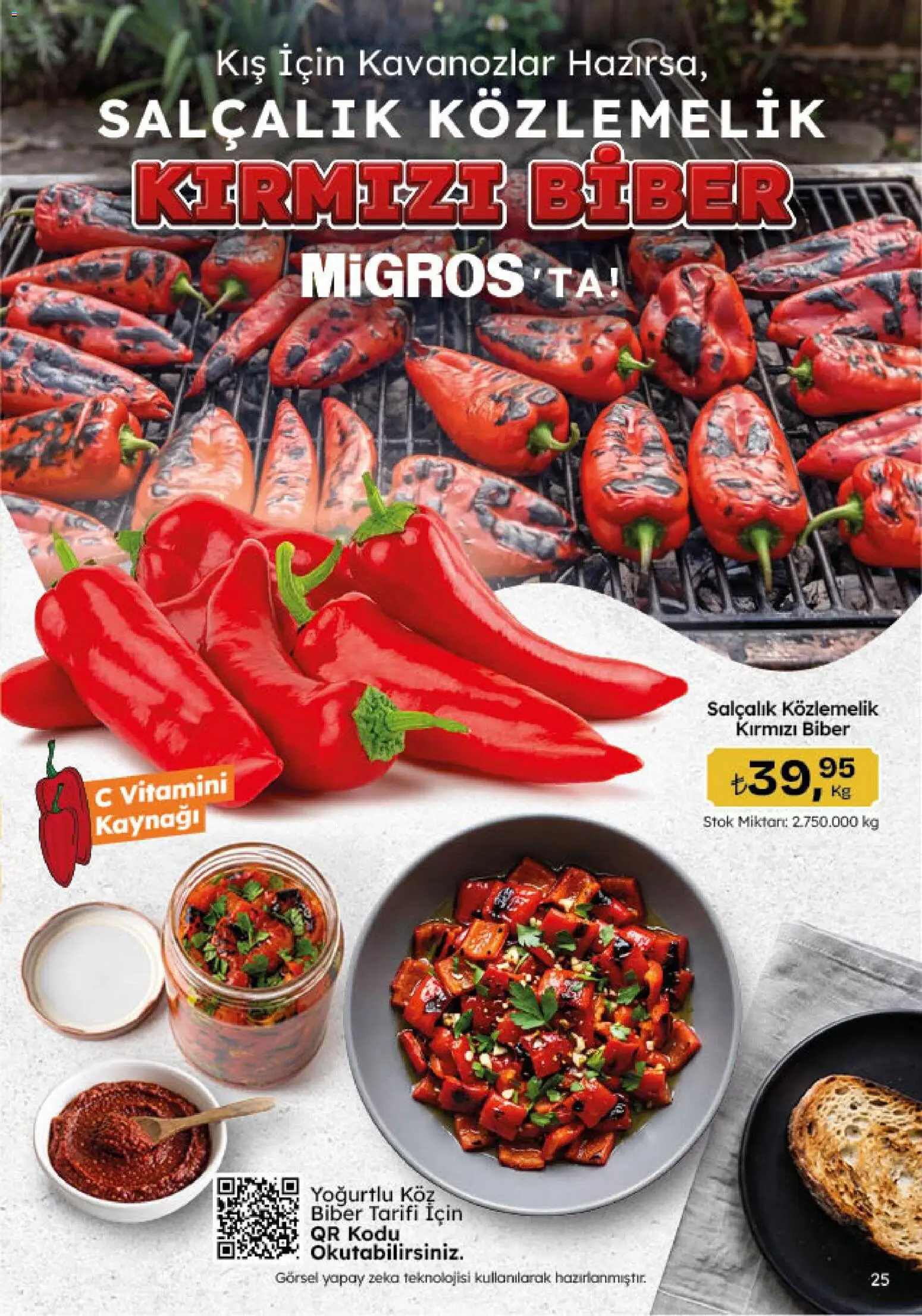 Migros Katalog - 5M Migroskop Dijital - 20 Ağustos 2026 tarihinden itibaren geçerlidir | Sayfa: 25 | Ürünler: Biber, Kırmızı biber