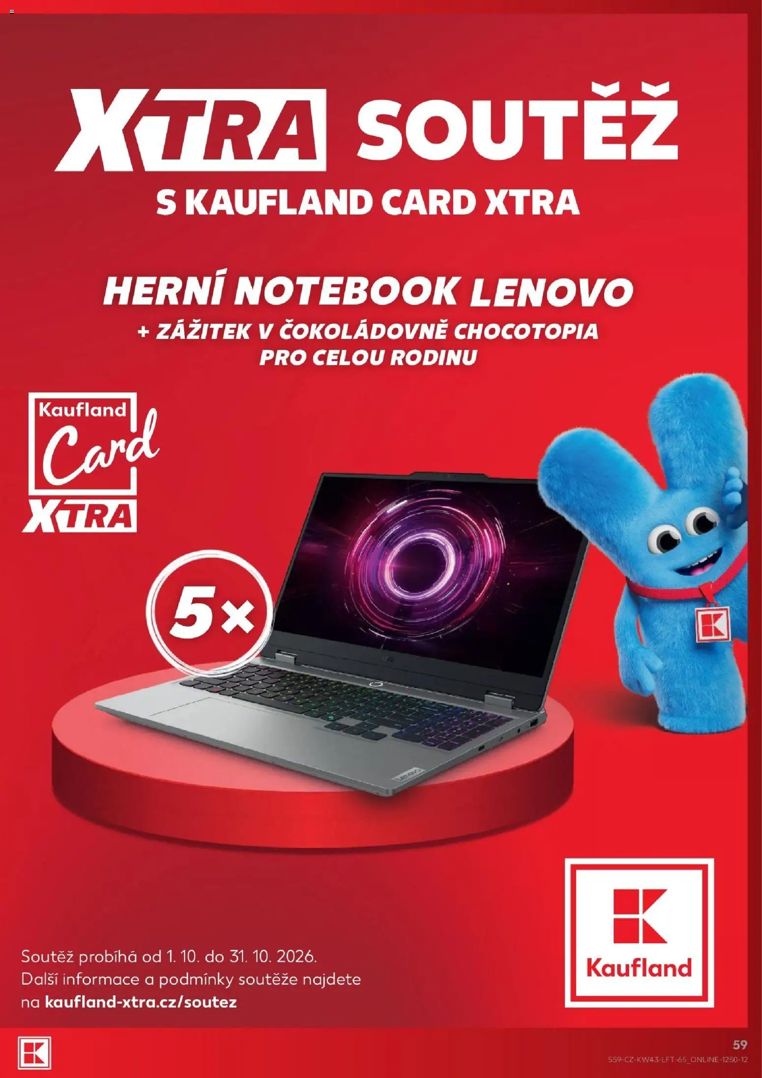 Kaufland leták - Plzeň Bory od 21.10.2026 | Strana: 59 | Produkty: Notebook