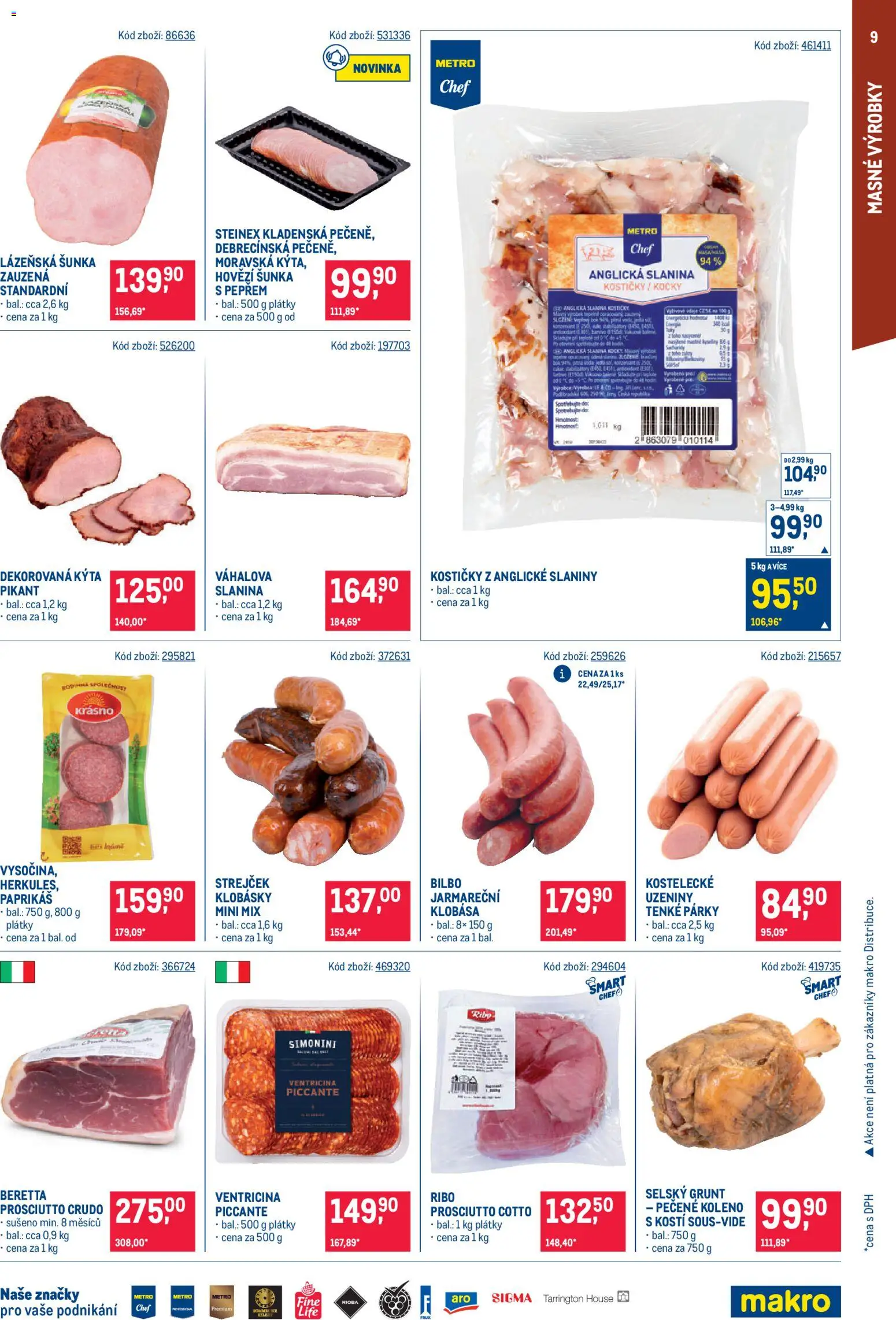 Makro leták - Gastronomie od 01.07.2026 | Strana: 9