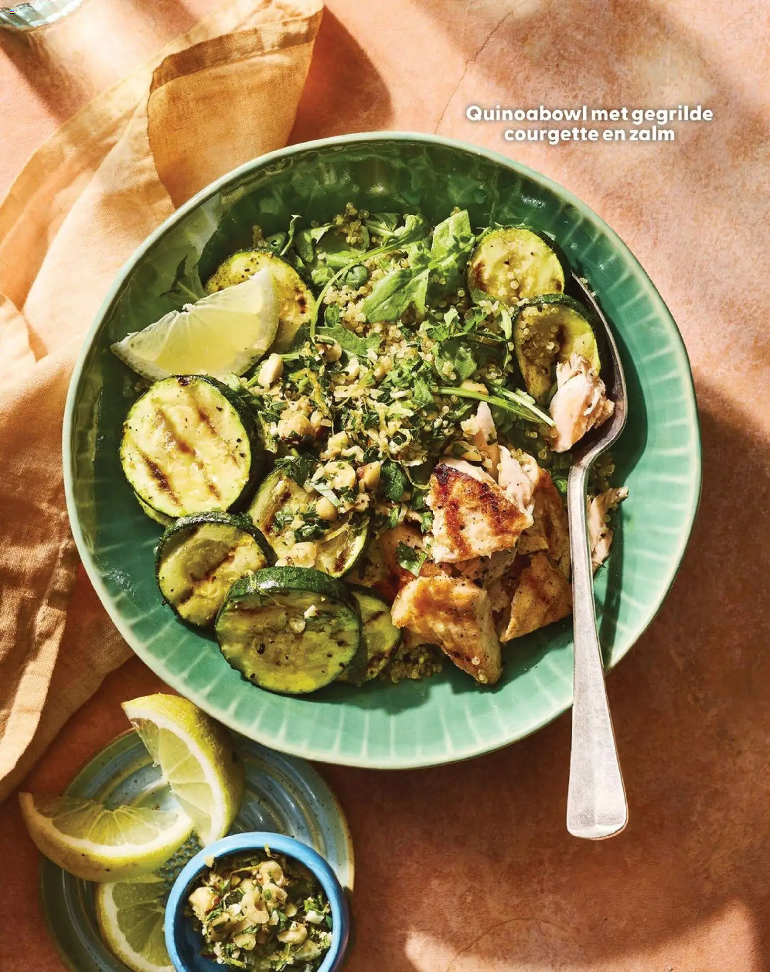 {H1} | Pagina: 50 | Producten: Courgette, Zalm, Quinoa