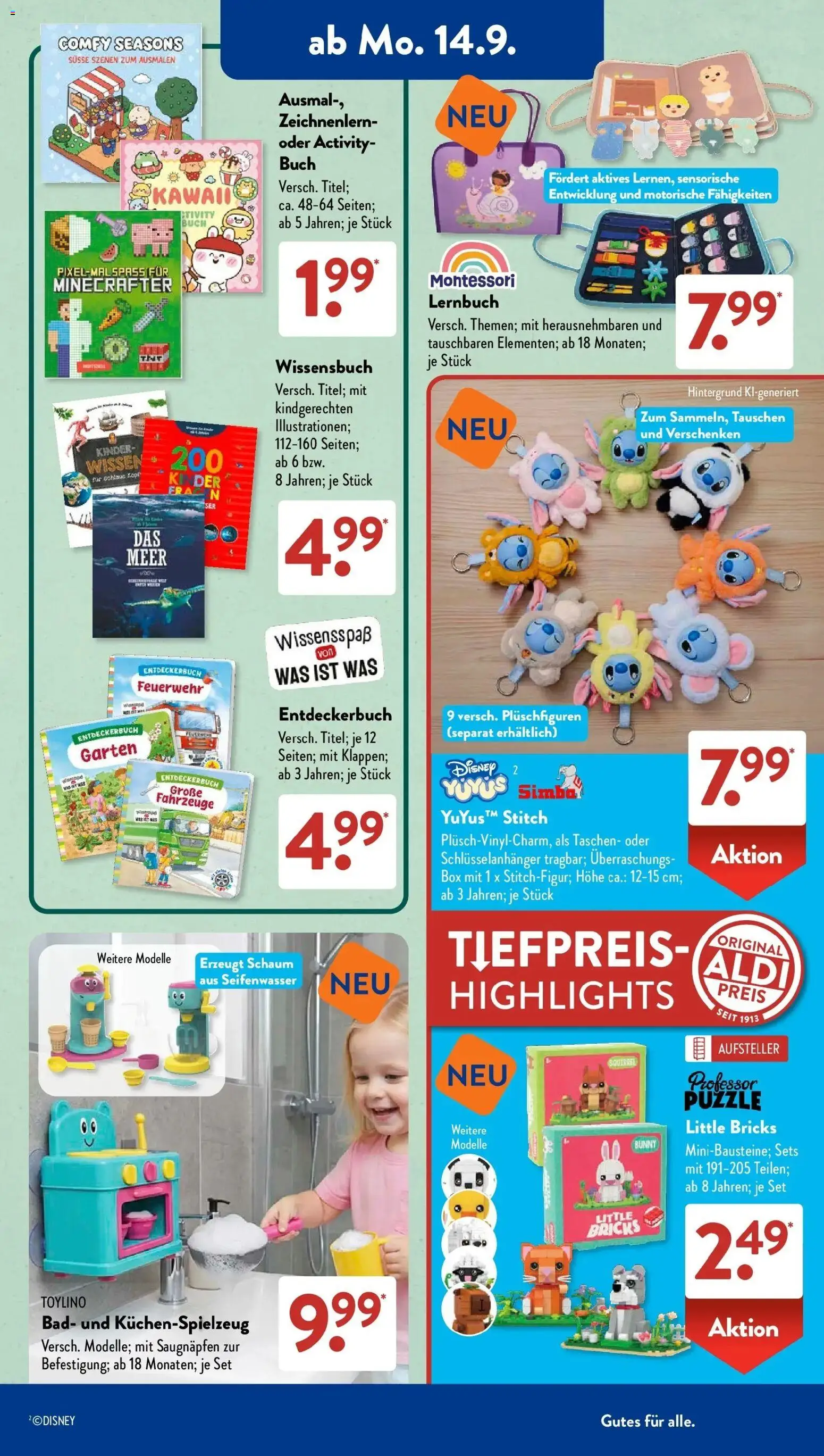 Aldi Süd Aktueller Prospekt (ab 14.09.2026) zum Blättern | Seite: 14 | Produkte: Taschen, Box, Bad, Tür