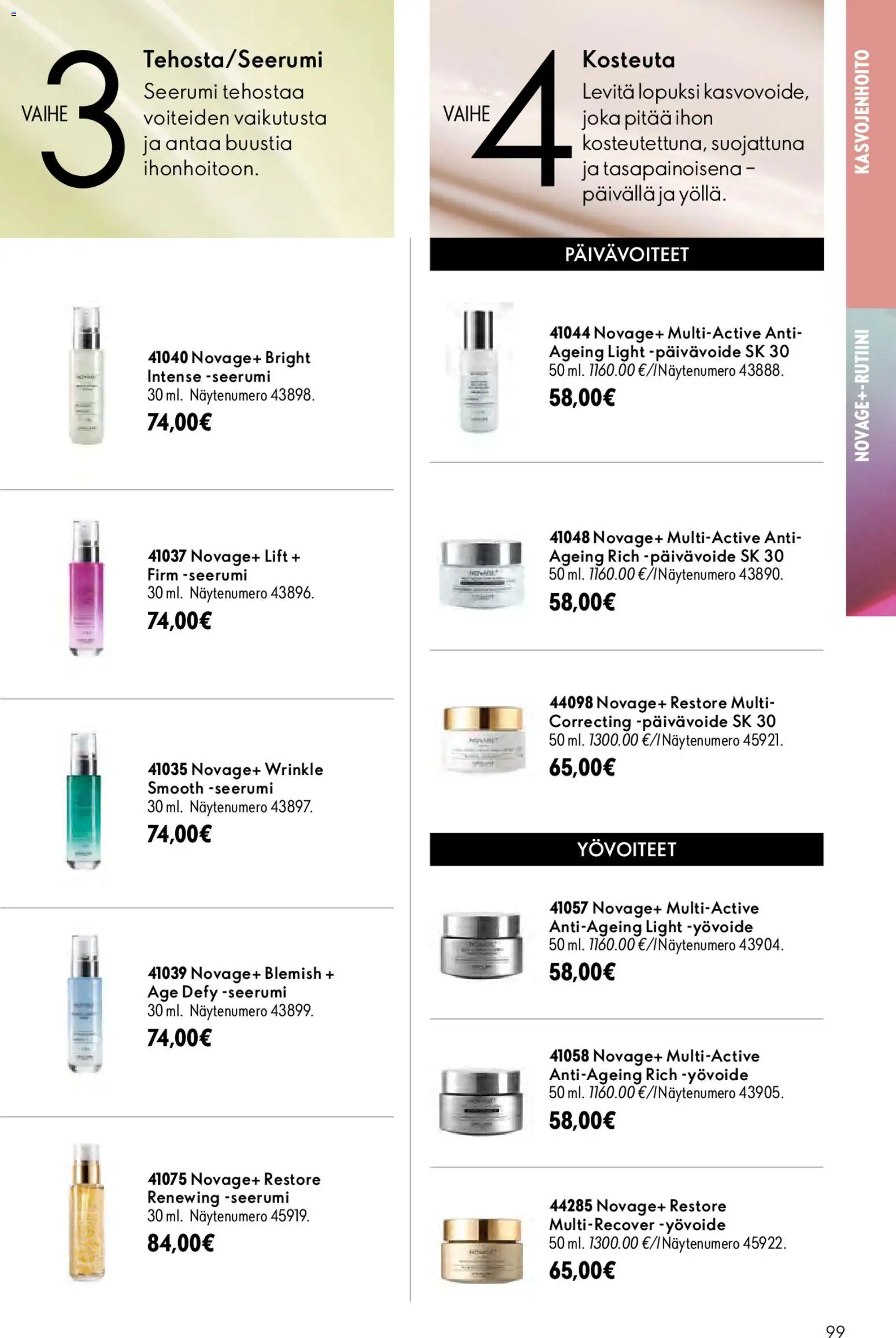 Oriflame - Esite 10 – voimassa 15/07/2026 alkaen | Sivu: 99