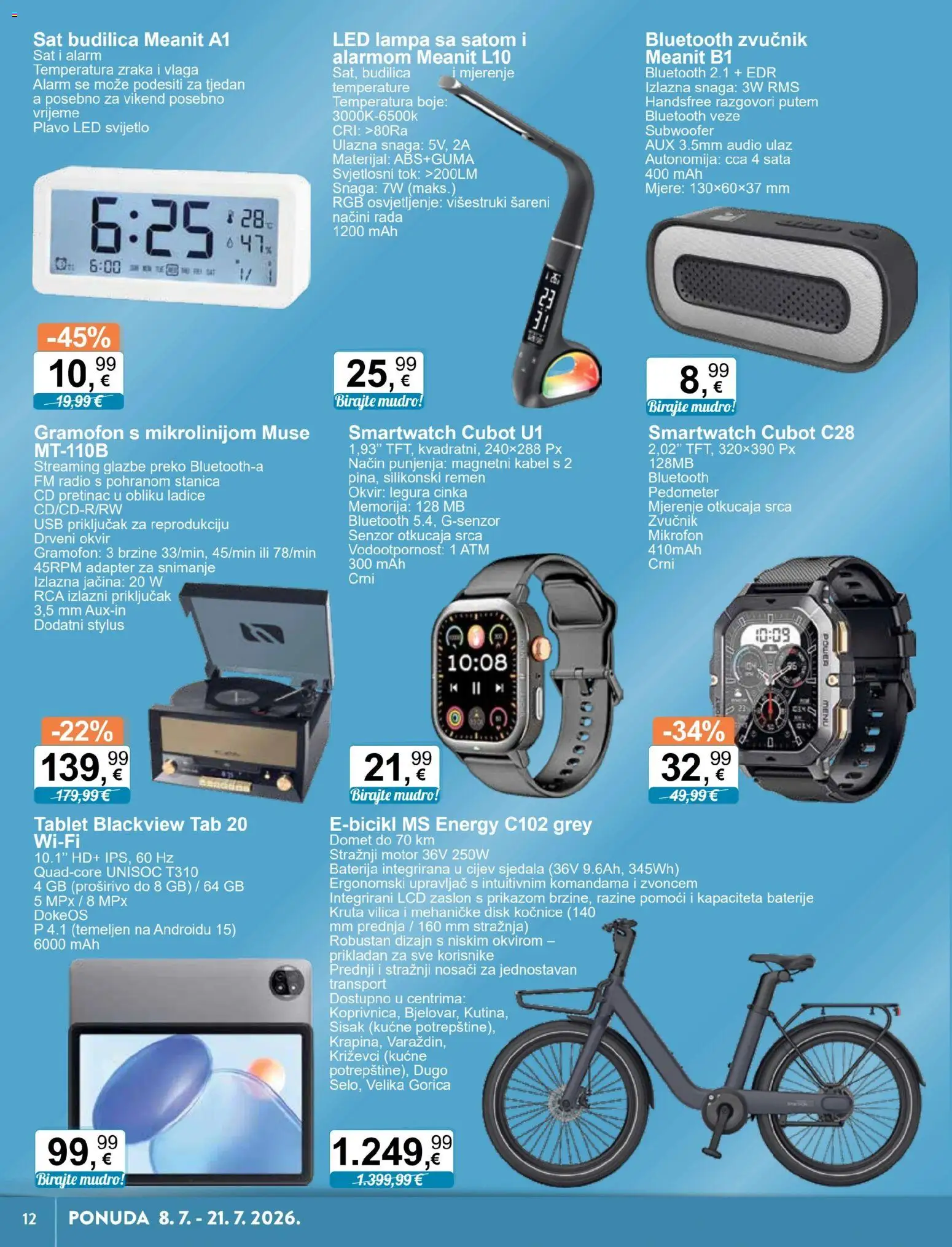 KTC katalog | vrijedi od 08.07.2026 | Stranica: 2 | Proizvodi: Tablet, Kabel, Mikrofon, Adapter