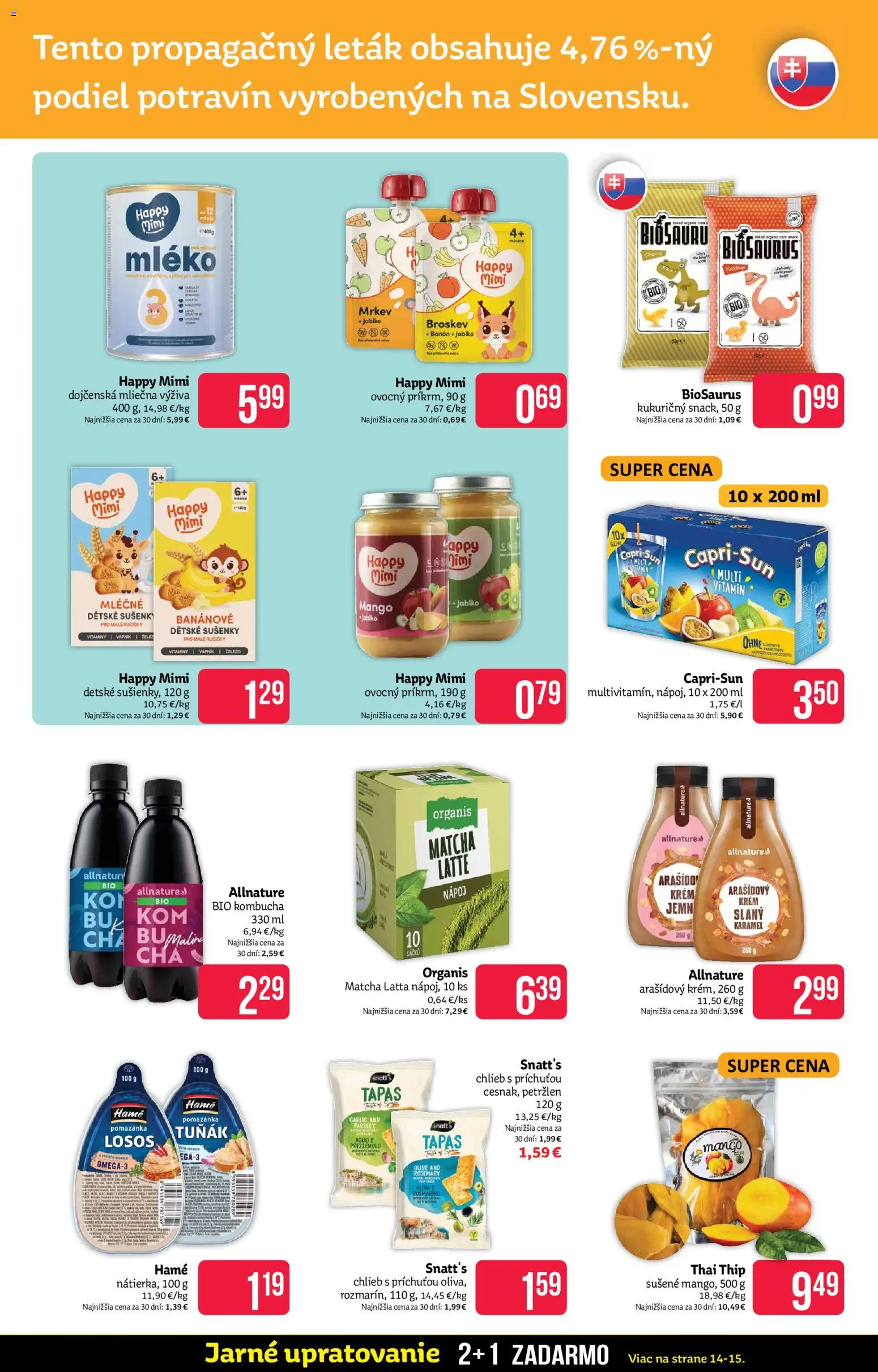 Nové Teta drogerie akcie – leták je platný od 13.04.2026 | Strana: 10 | Produkty: Chlieb, Krém, Mango, Petržlen