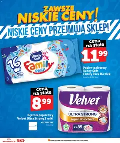 Pogląd oferty "Topaz gazetka" - ważna od 18.06.2026 | Strona: 64 | Produkty: Papier toaletowy, Rolki, Ręcznik papierowy