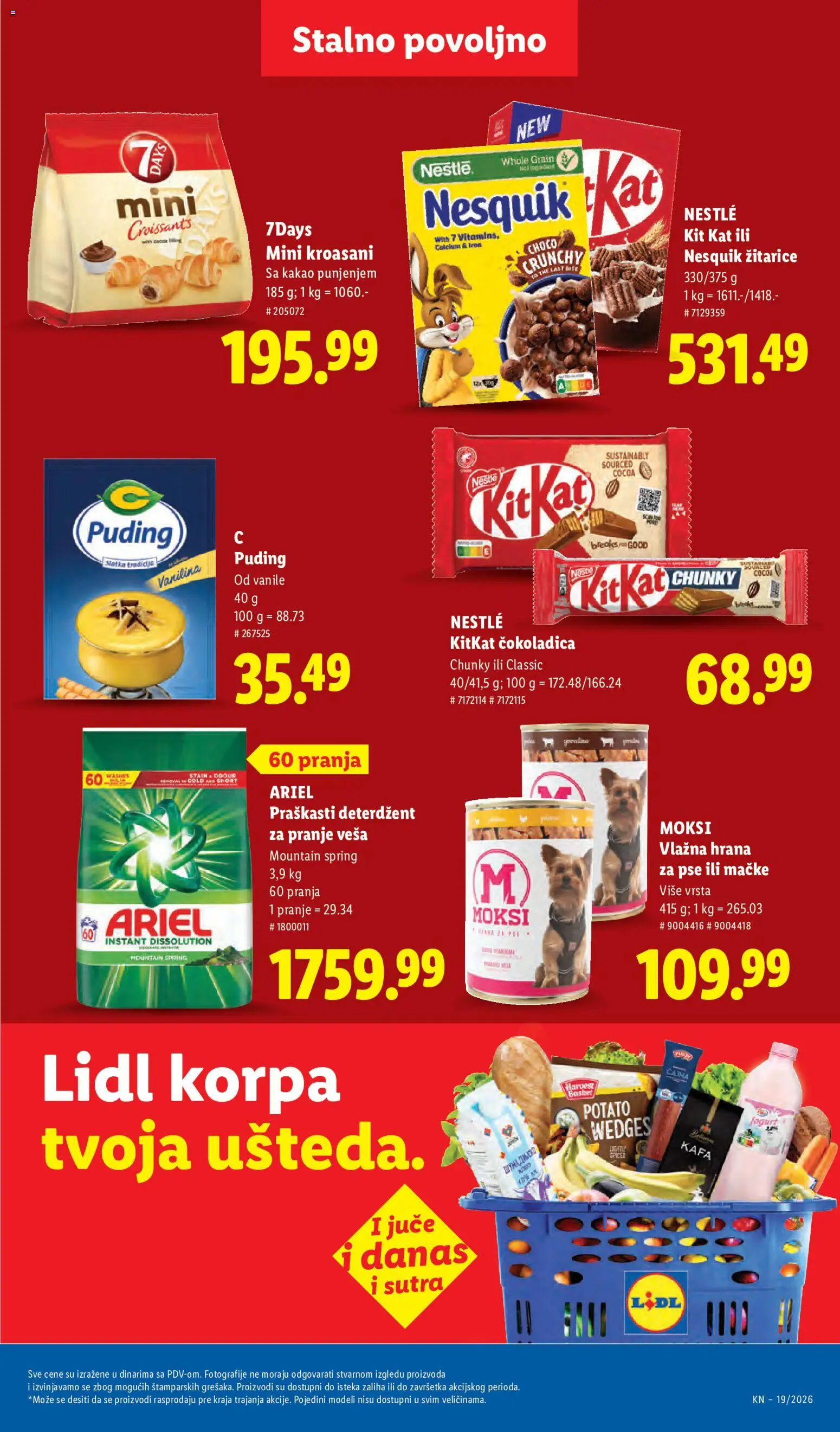 Lidl katalog - važi od 07.05.2026 | Strana: 43 | Proizvode: Žitarice, Korpa, Kafa, Nesquik