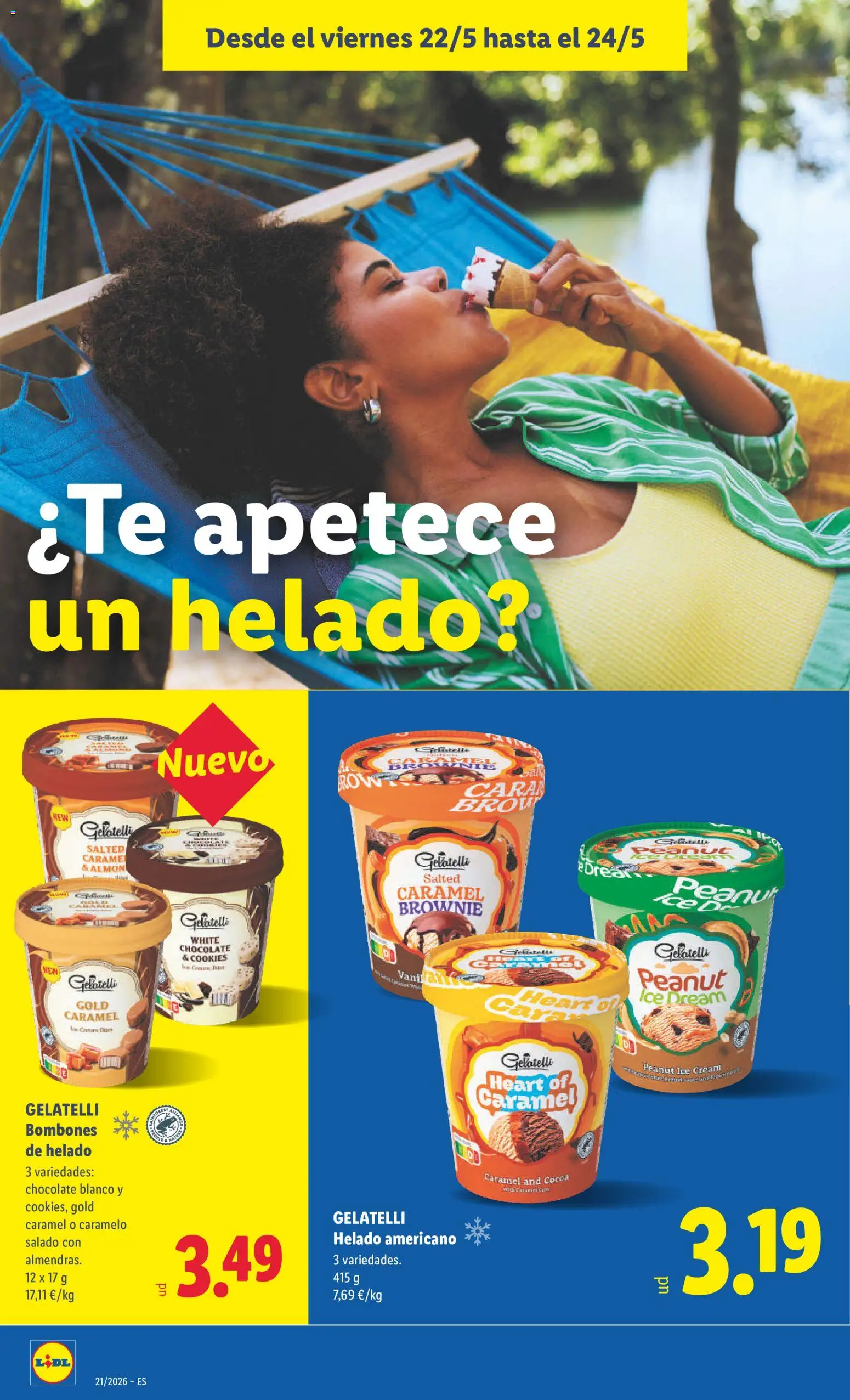 Lidl folleto │ válido desde el 18.05.2026 | Página: 36 | Productos: Chocolate, Té, Helado