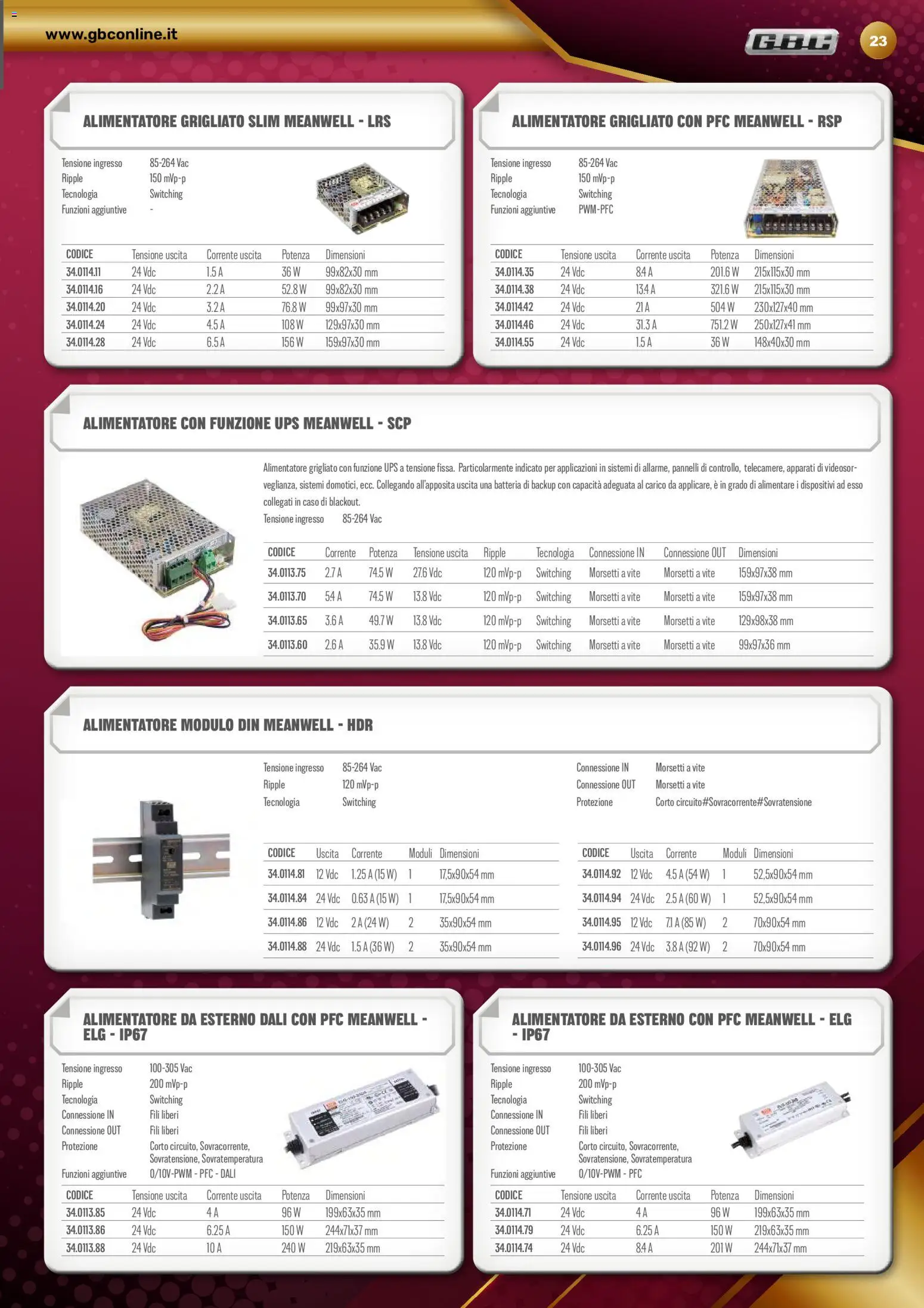 Volantino GBC del 22/10/2026 | Pagina: 23 | Prodotti: Batteria