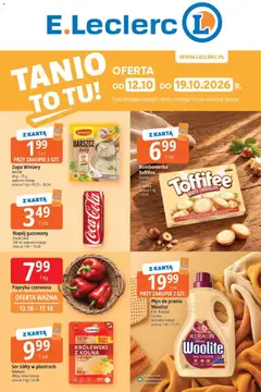 Pogląd oferty "E.Leclerc gazetka - Tanio To Tu" - ważna od 12.10.2026