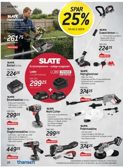 Thansen - Tilbudsavis gyldig fra 29.04.2026 | Side: 38 | Produkter: Batterier, Boremaskine, Batteri