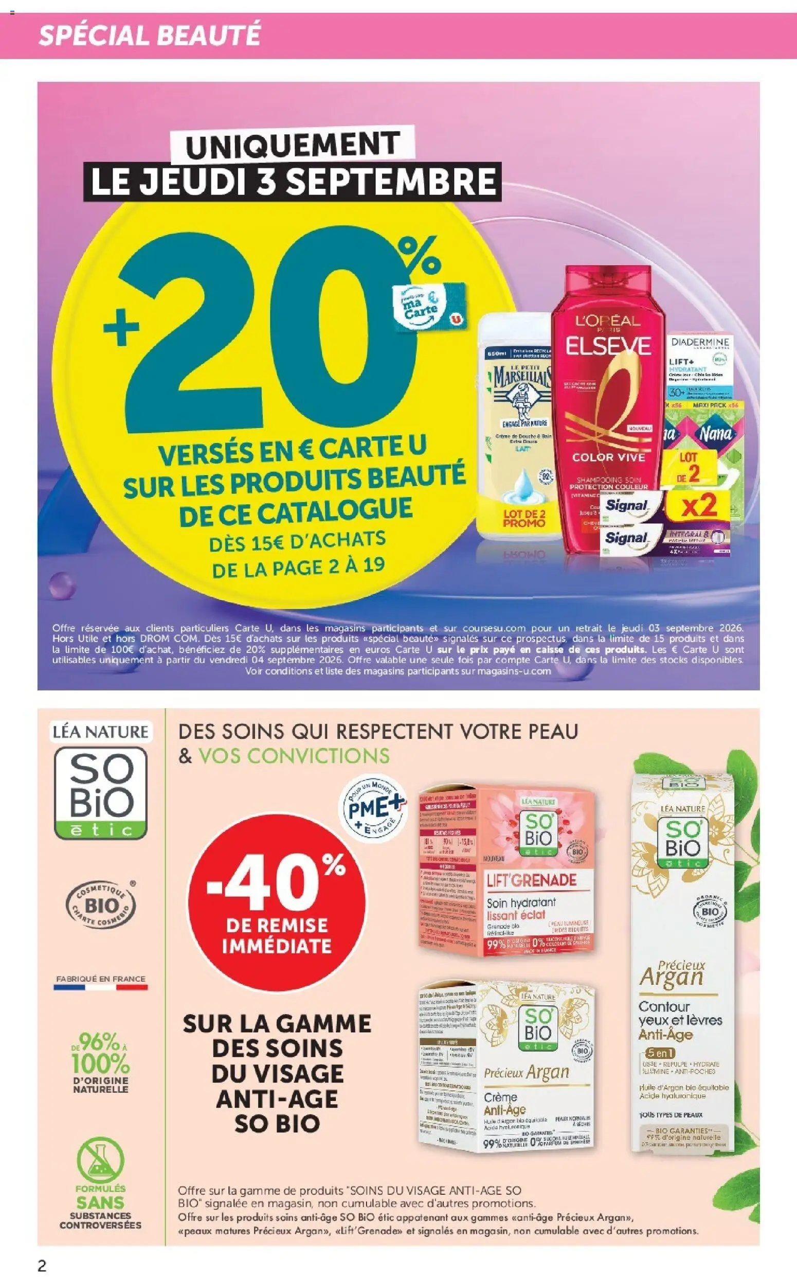 {H1} | Page: 2 | Produits: Produits beauté, Shampooing, Douche, Huile